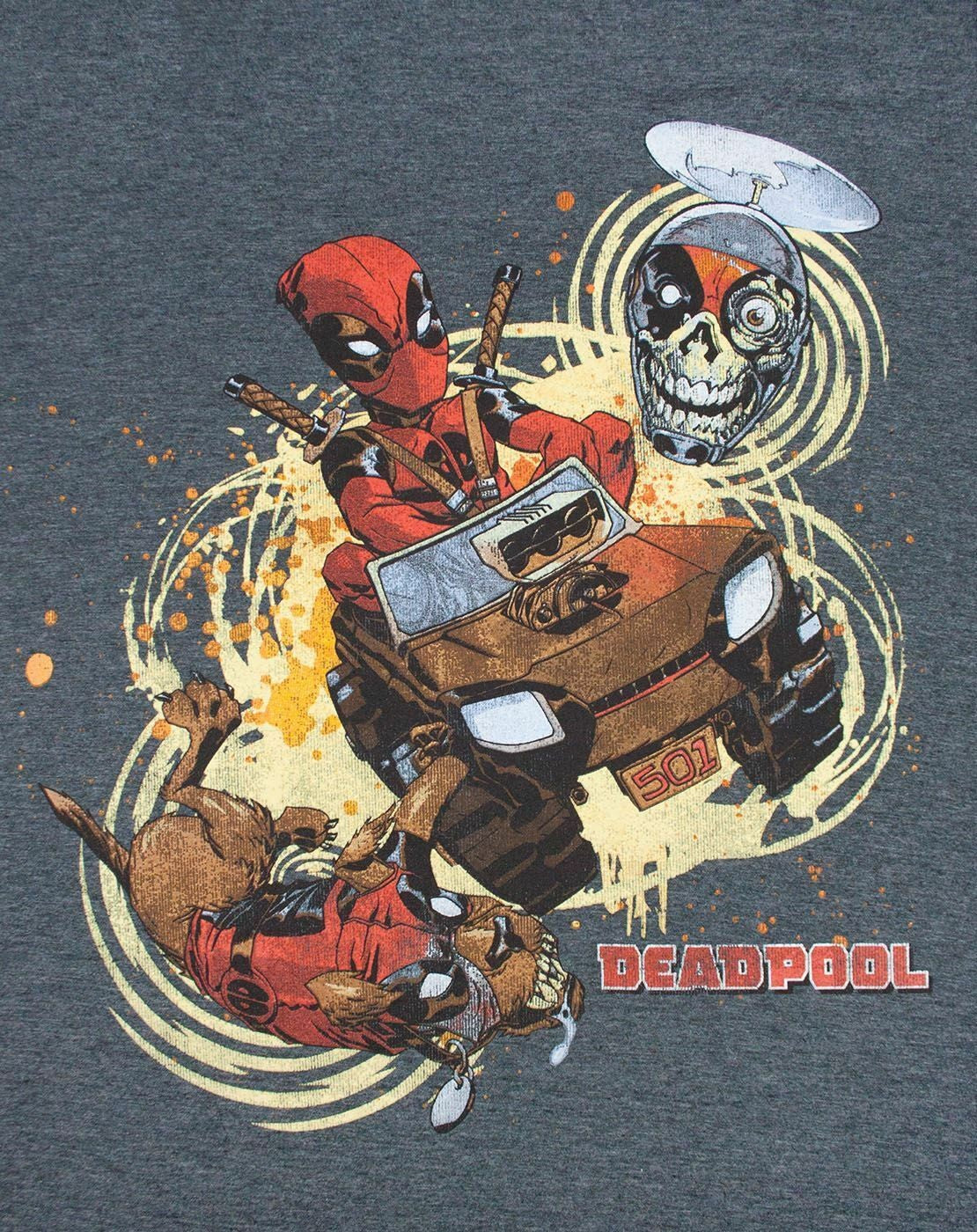 Marvel Short Sleeved T-Shirt | Mens Grey | Official Merch