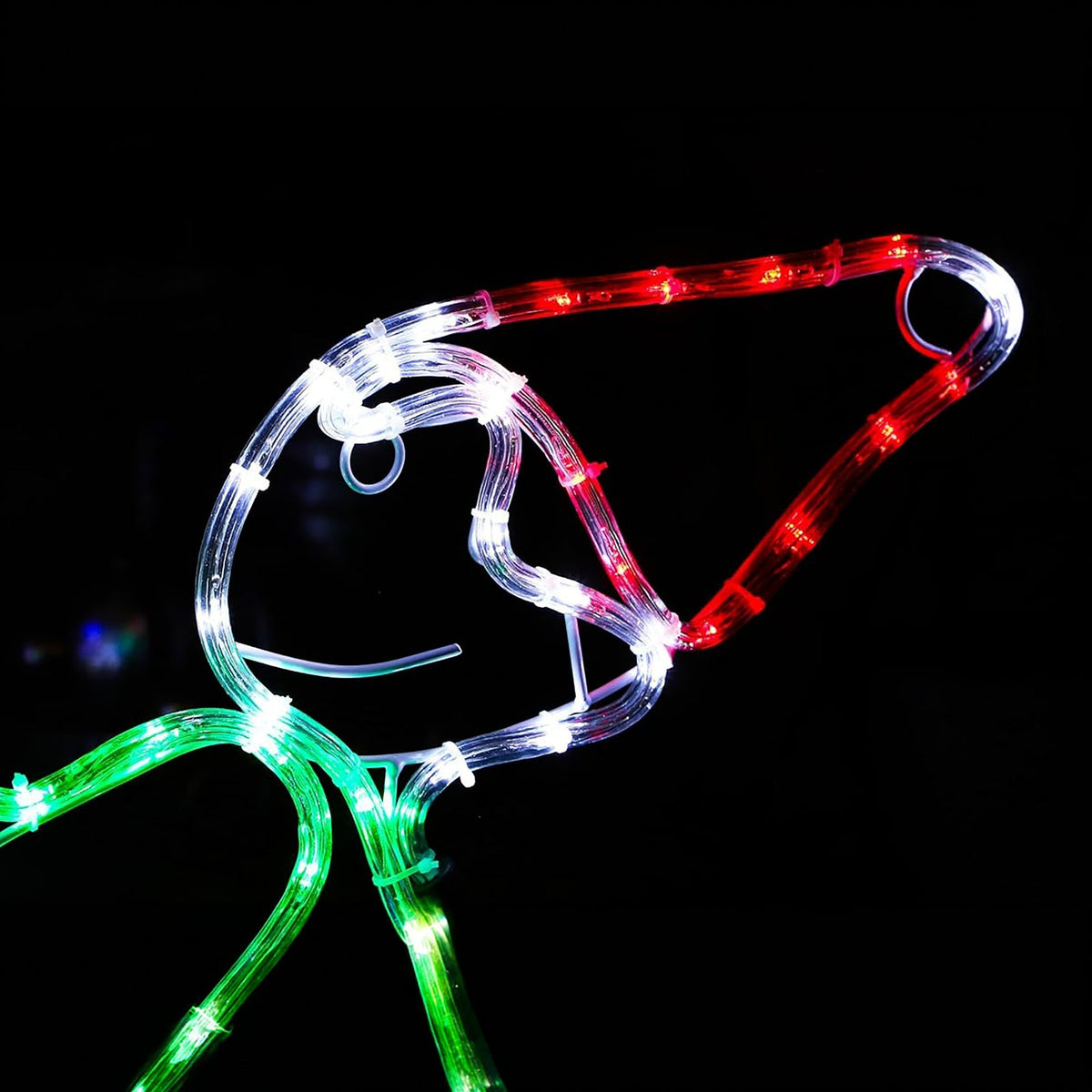 Christmas LED Rope Light Decoration See Saw Multicoloured Indoor Outdoor Xmas