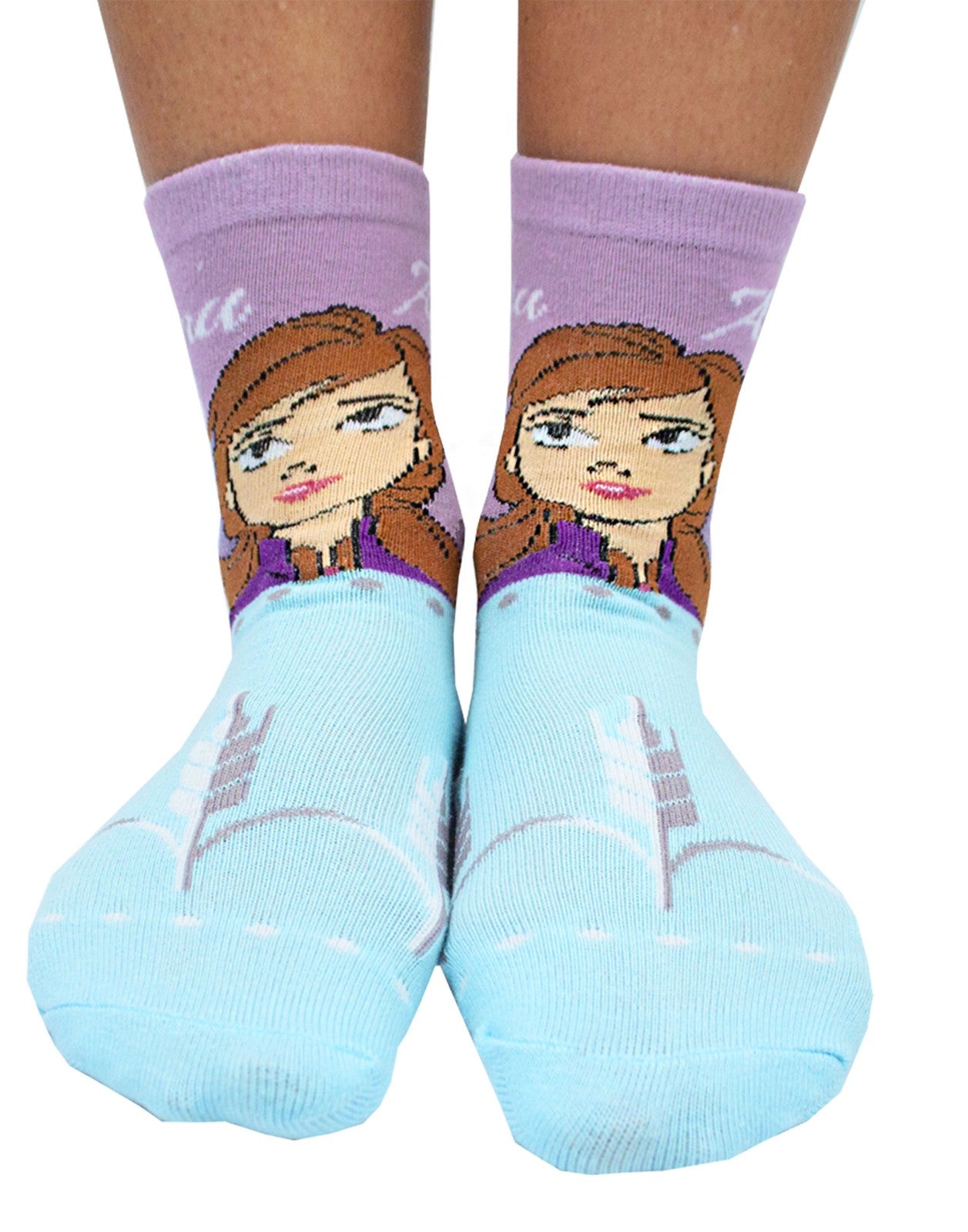 Disney Calf Socks Set of 3 | Unisex Kids Blue | Official Merch