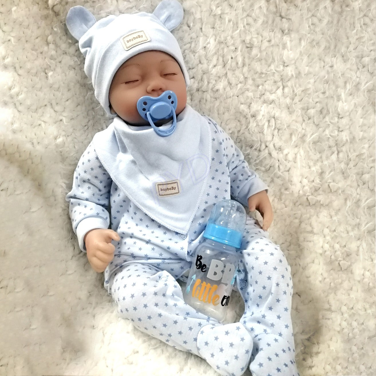 22" Realistic Reborn Baby Dolls Newborn Boy Doll Vinyl Silicone Real Life Gift