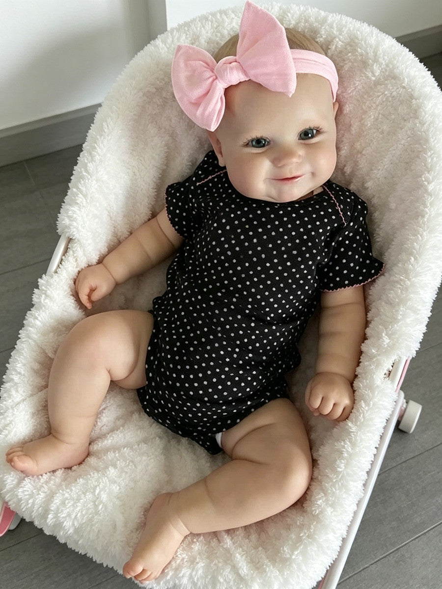 20" Reborn Baby Dolls Vinyl Silicone Handmade Realistic Newborn Girl Doll Gift