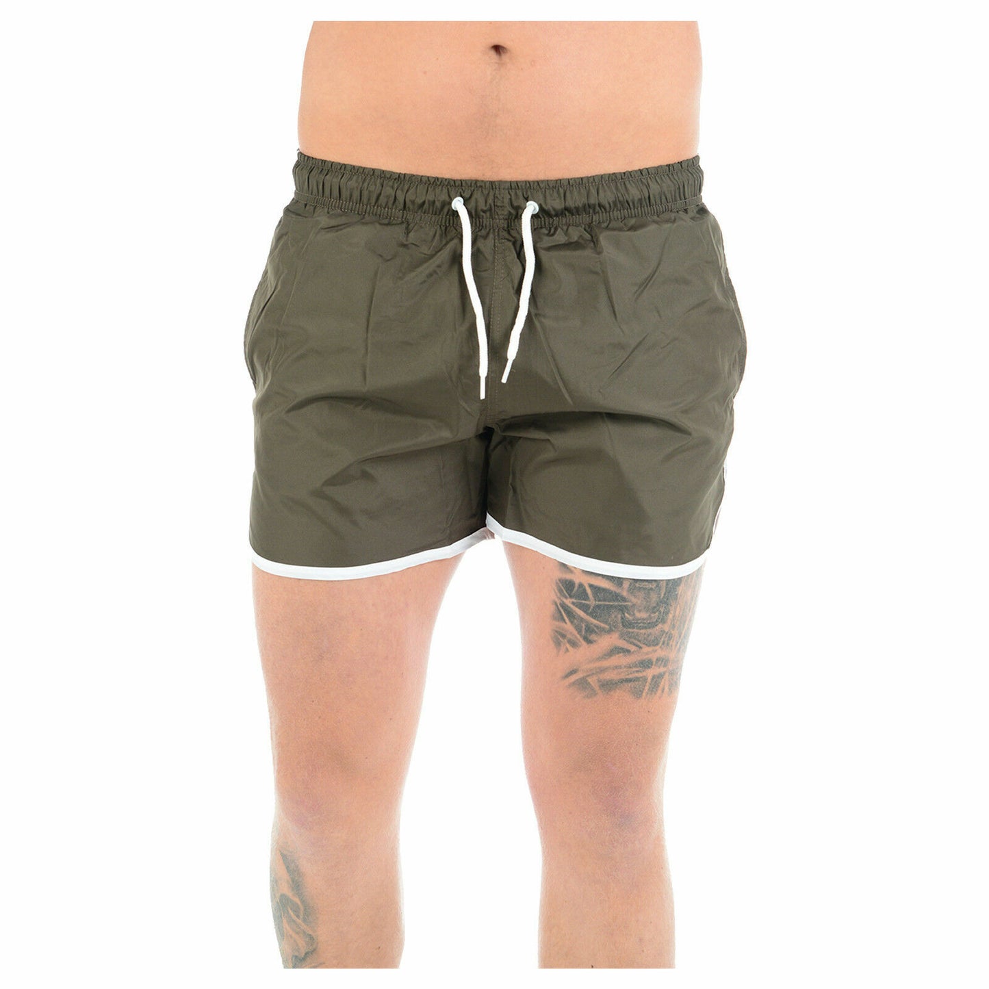MENS SWIMMING SHORTS MESH LINED RUNNING SPORT GYM SUMMER POOL BEACH SWIM TRUNKS