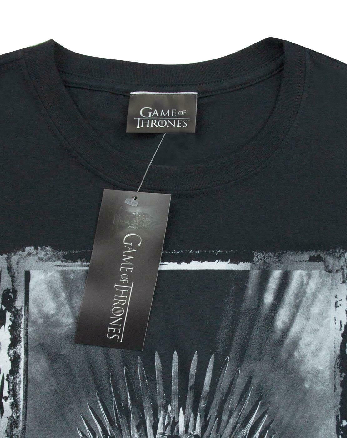Game of Thrones Short Sleeved T-Shirt | Mens Black | Official Merch