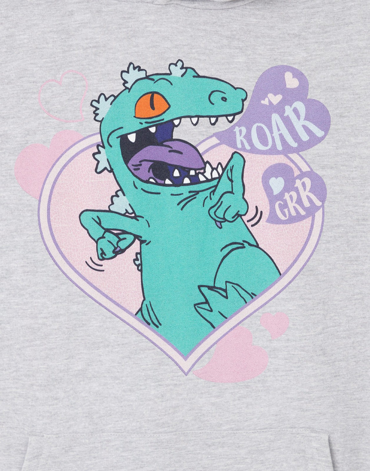 Rugrats Hoodie | Womens Grey Marl | Official Merch
