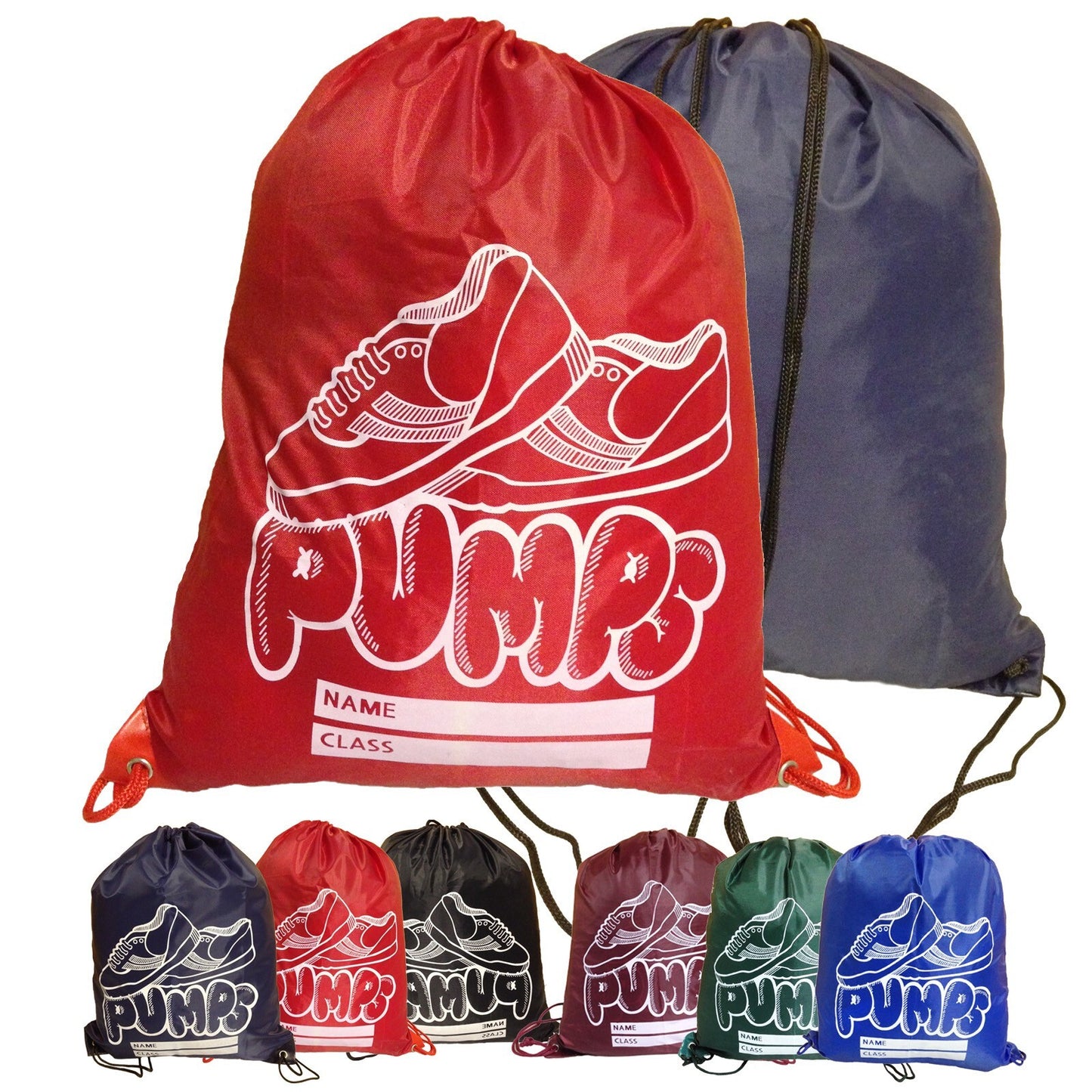 DRAWSTRING BACKPACK RUCKSACK BAG FOR SCHOOL GYM SPORTS PE BOOKS GYM DANCE BAG