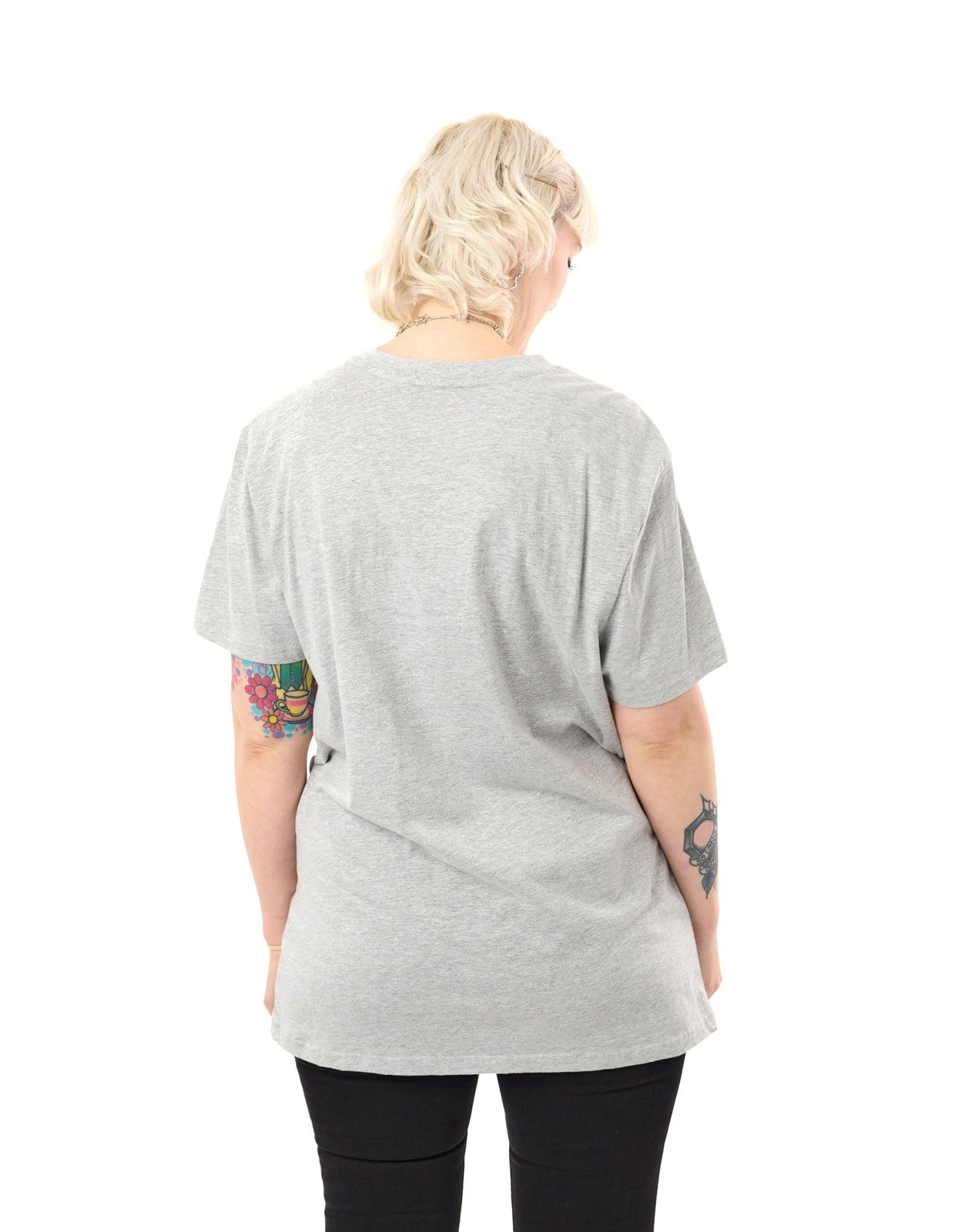 Pusheen Short Sleeved T-Shirt | Womens Grey Marl | Official Merch