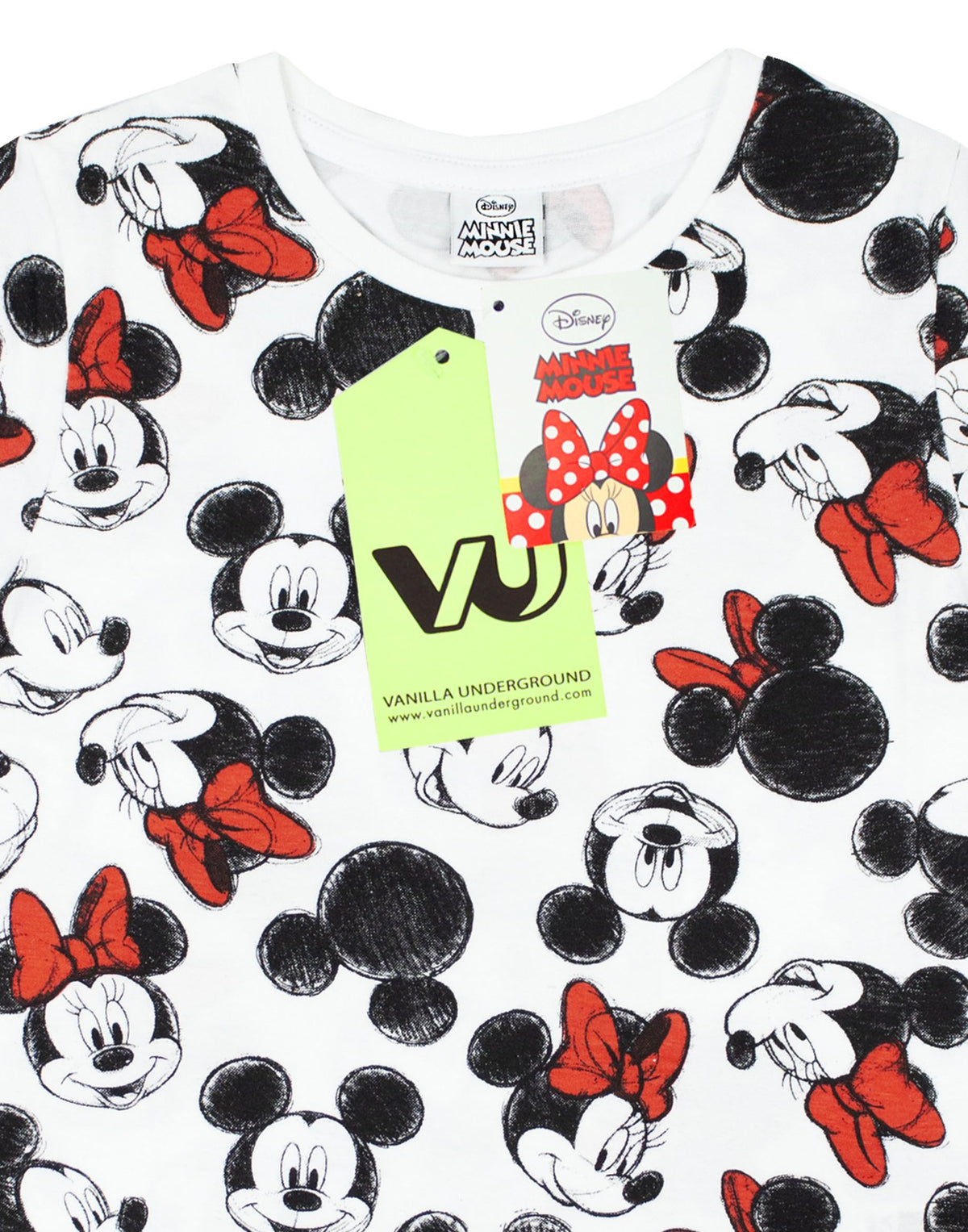 Disney Short Sleeved T-Shirt | Girls White | Official Merch