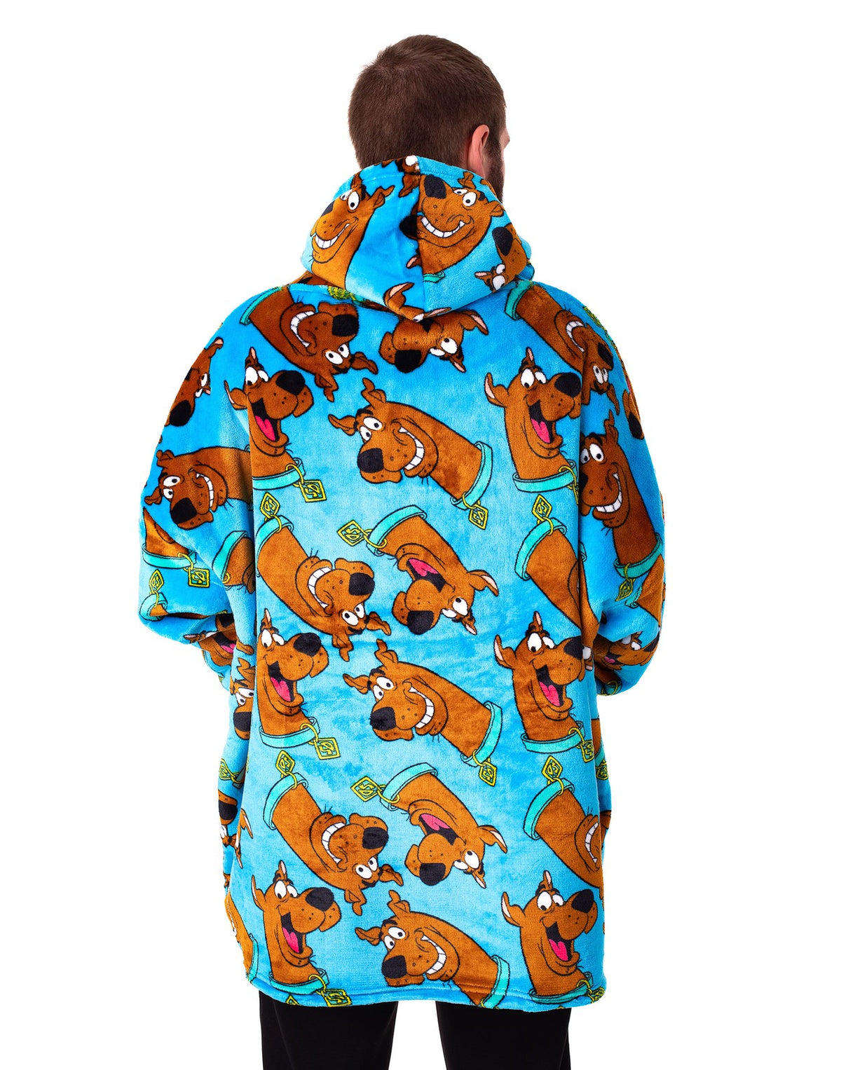 Scooby Doo Blanket Hoodie | Mens Blue | Official Merch