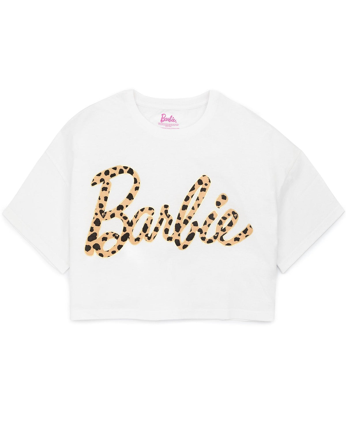 Barbie Short Sleeve Long Leg Pyjama Set | Womens White | Official Merch