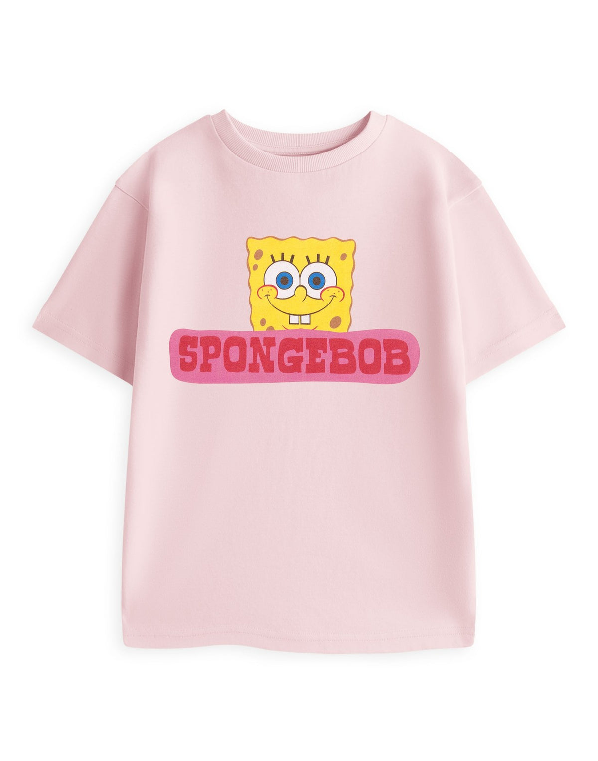 SpongeBob SquarePants Short Sleeved T-Shirt | Unisex Kids Pink | Official Merch
