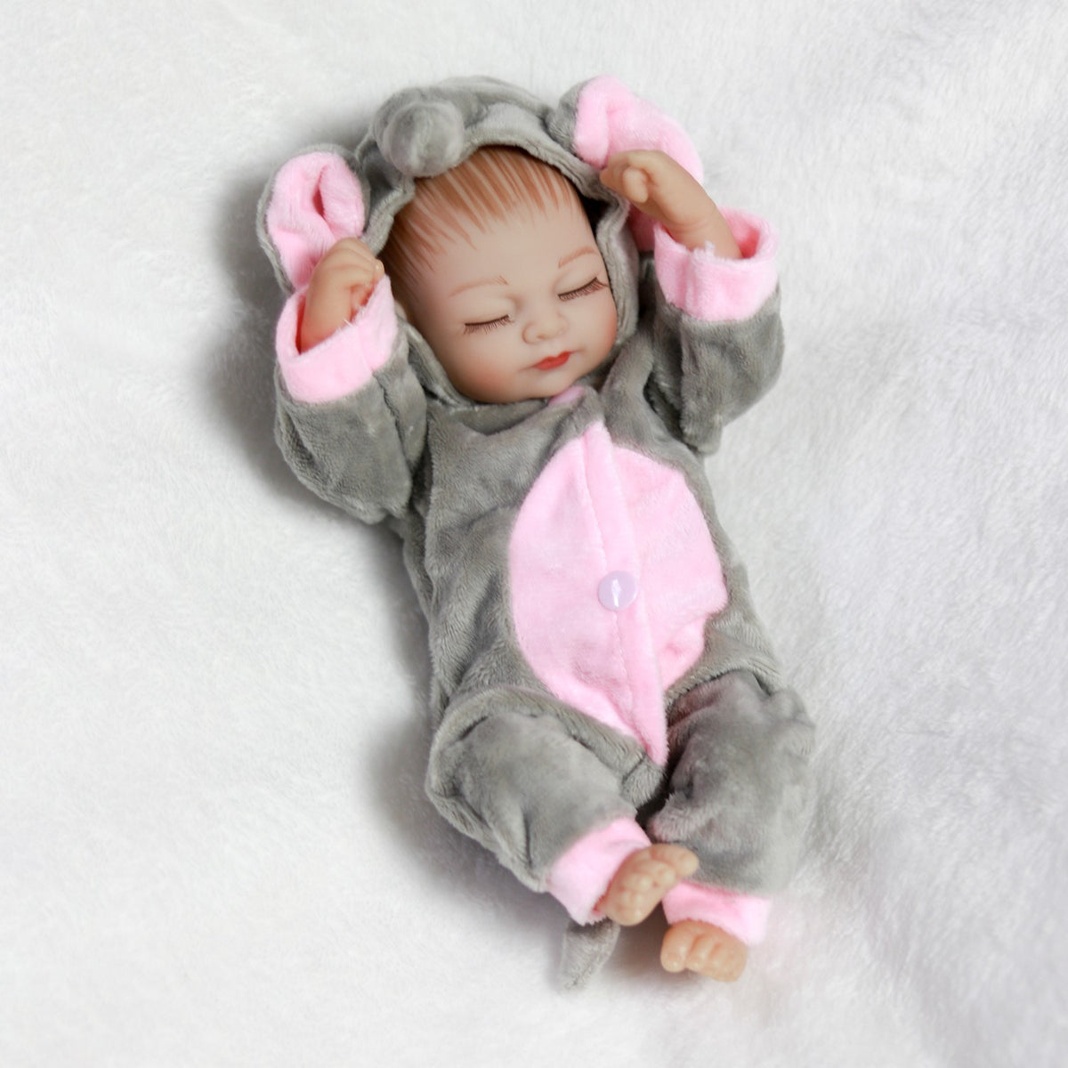 Lifelike Mini Reborn Baby Dolls Full Body Vinyl Silicone Newborn Preemie Girl UK