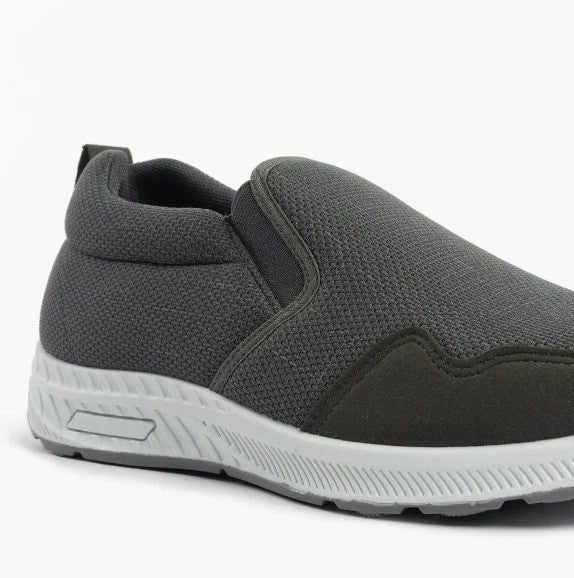 Mens Casual Slip On Trainers Dr Keller CRAIG Wide Fit Memory Foam Comfort Shoes