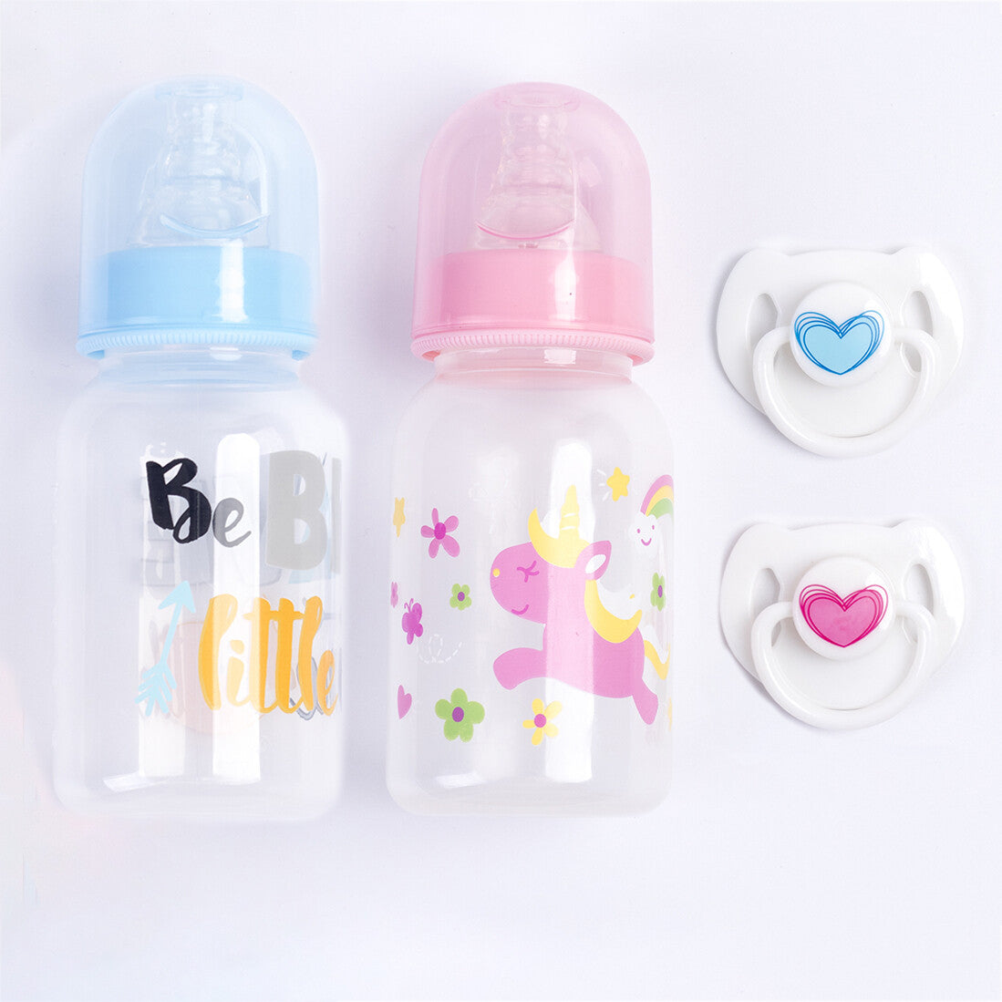 Reborn Doll Magnetic Dummy Pacifier Feeding Bottle for Baby Dolls Accessories
