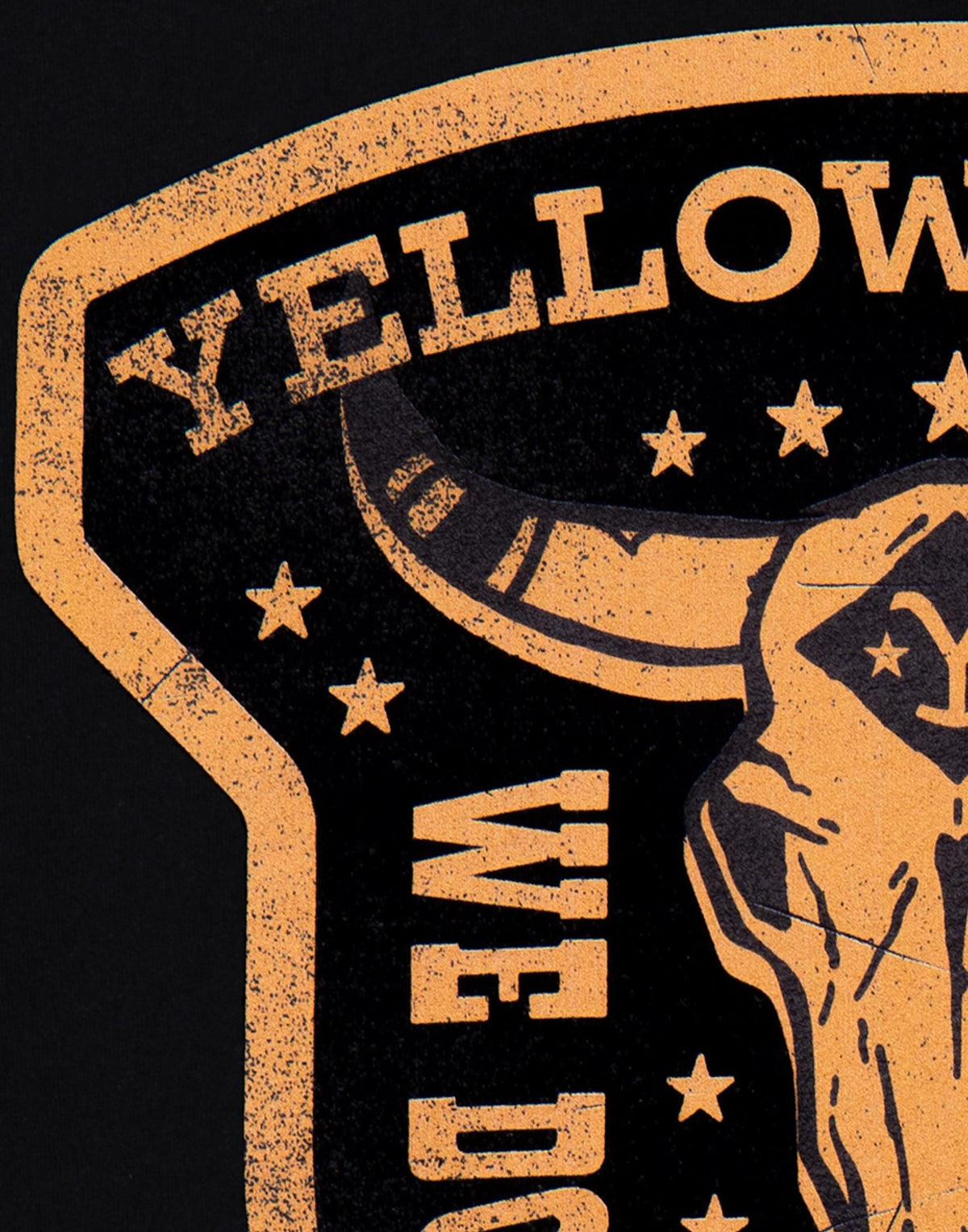 Yellowstone Short Sleeved T-Shirt | Mens Black | Official Merch