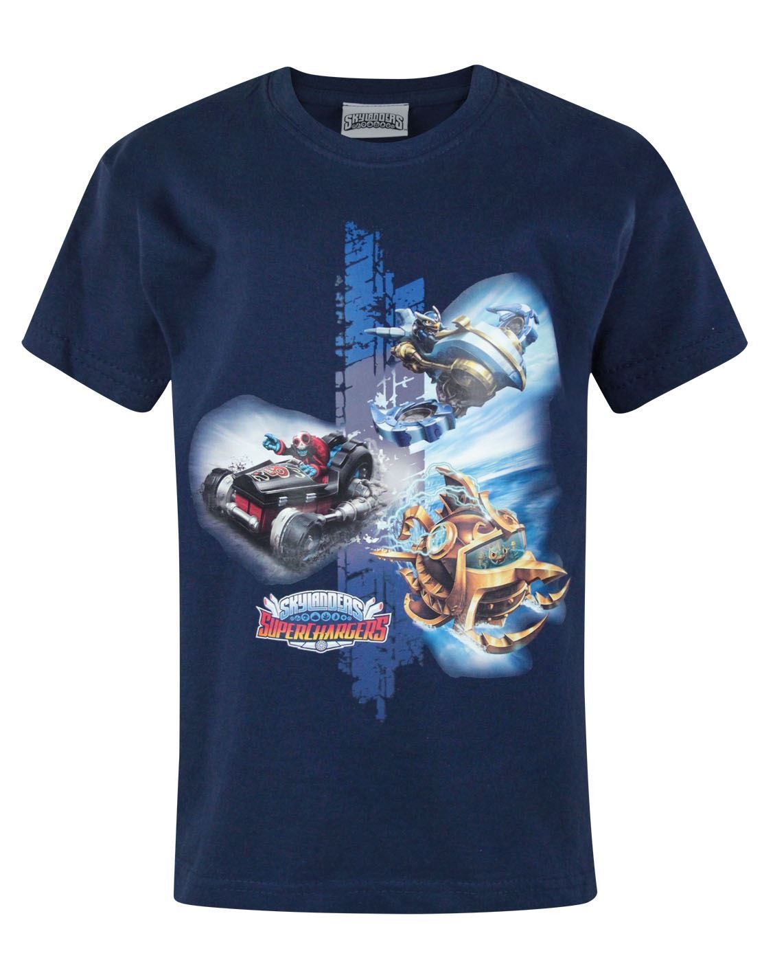 Skylanders Short Sleeved T-Shirt | Boys Blue | Official Merch