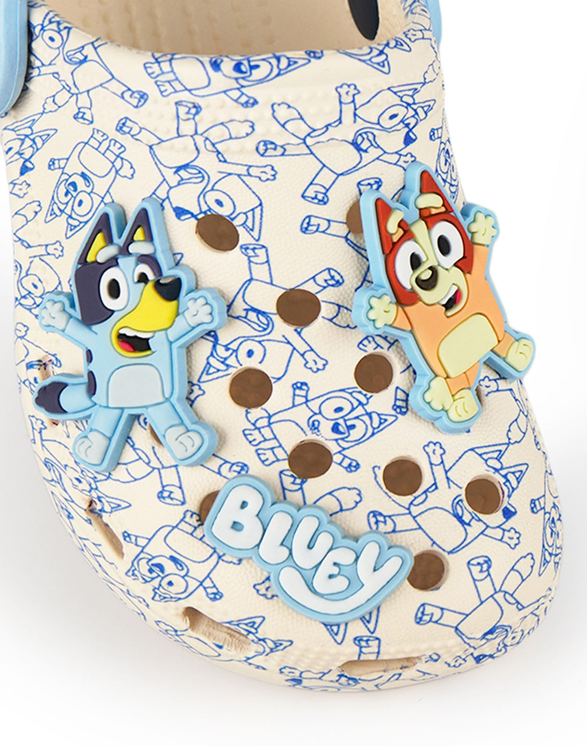 Bluey Clogs | Boys Grey | Official Merch