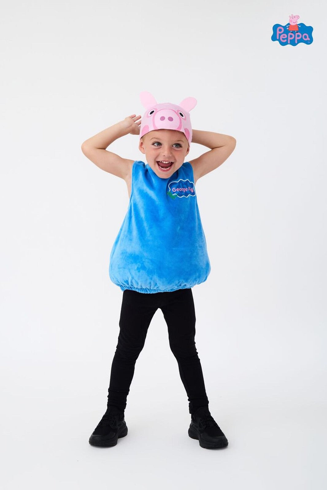 Peppa Pig 2 Piece Costume | Boys Blue | Official Merch
