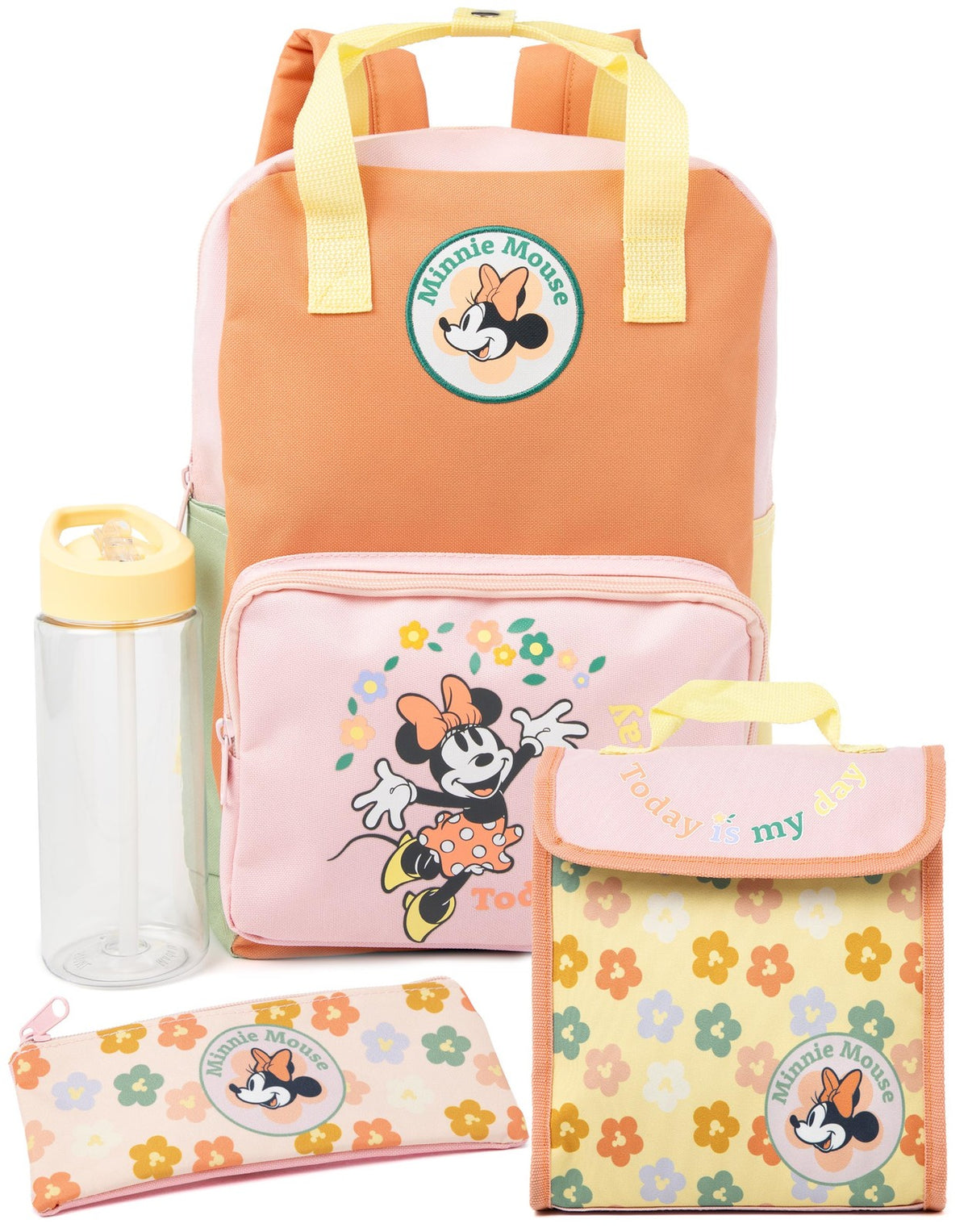 Disney 4 Piece Backpack Set | Girls Multicoloured | Official Merch