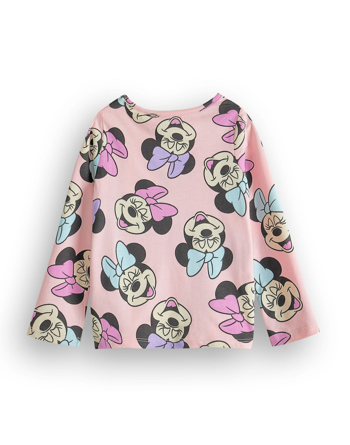 Disney Long Sleeve Long Leg Pyjama Set | Girls Pink | Official Merch