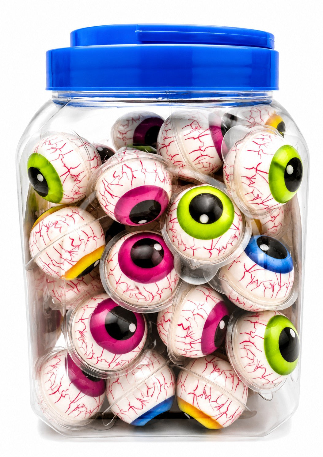 Eye Ball Gummy Juicy Filled Sweets 50 x 18g Halal Halloween Kids Party Bag Gifts