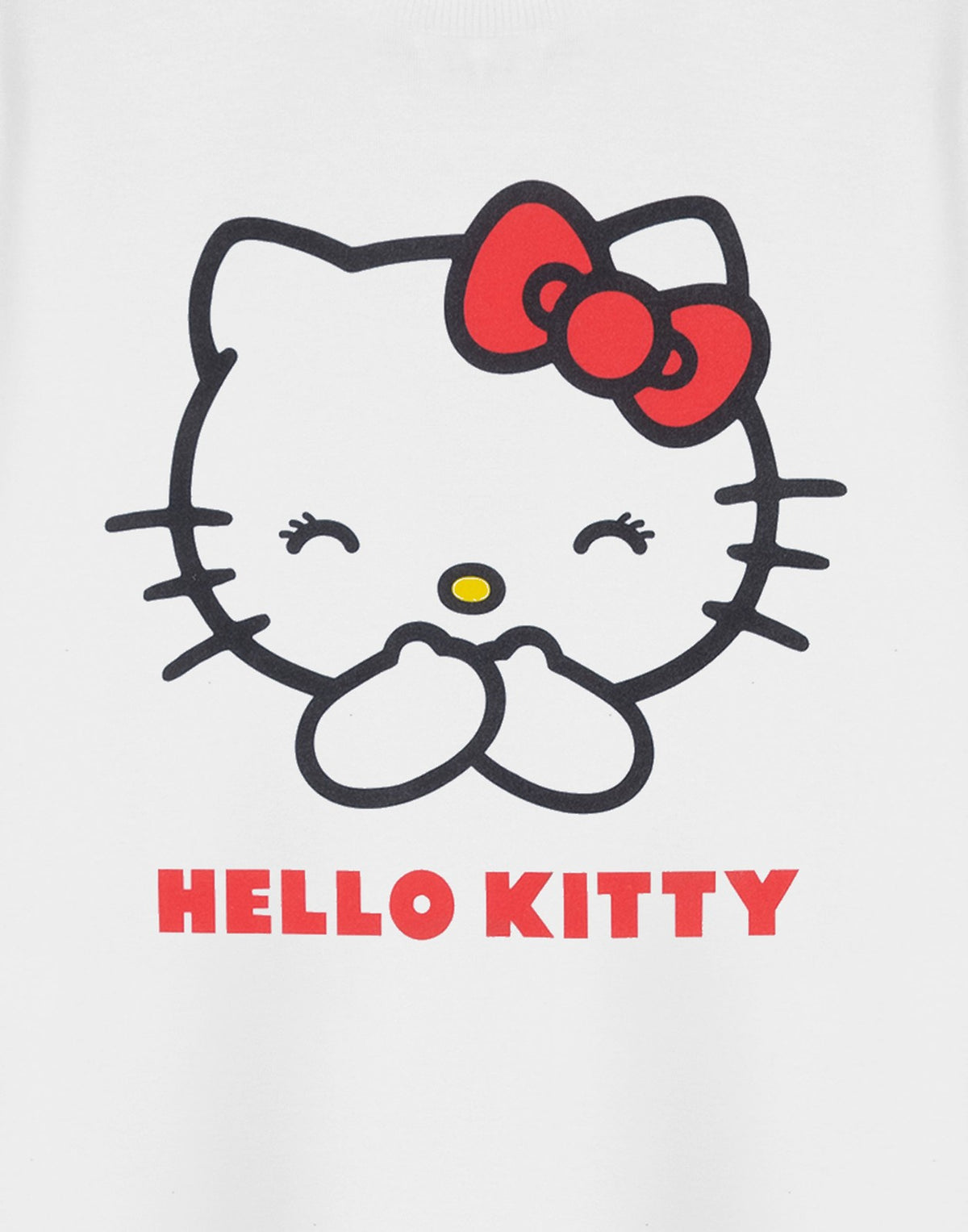 Hello Kitty Short Sleeved T-Shirt | Girls White | Official Merch