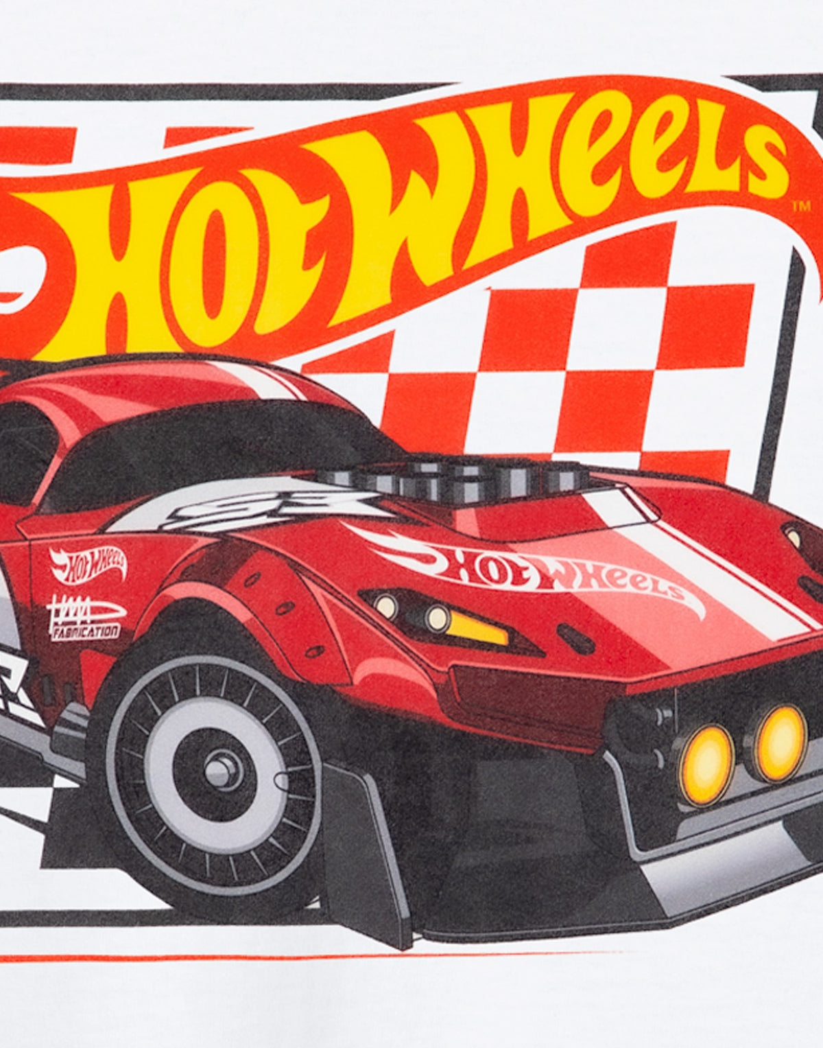 Hot Wheels Short Sleeved T-Shirt | Boys White | Official Merch
