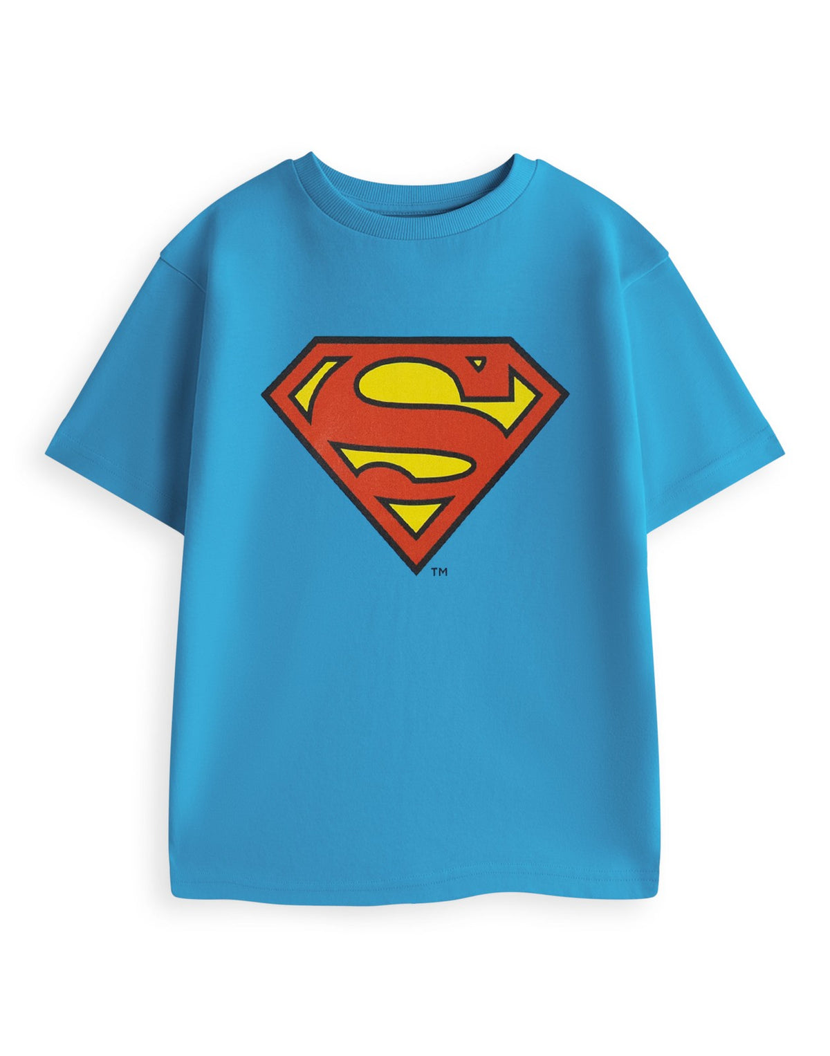 DC Comics Short Sleeved T-Shirt | Boys Blue | Official Merch