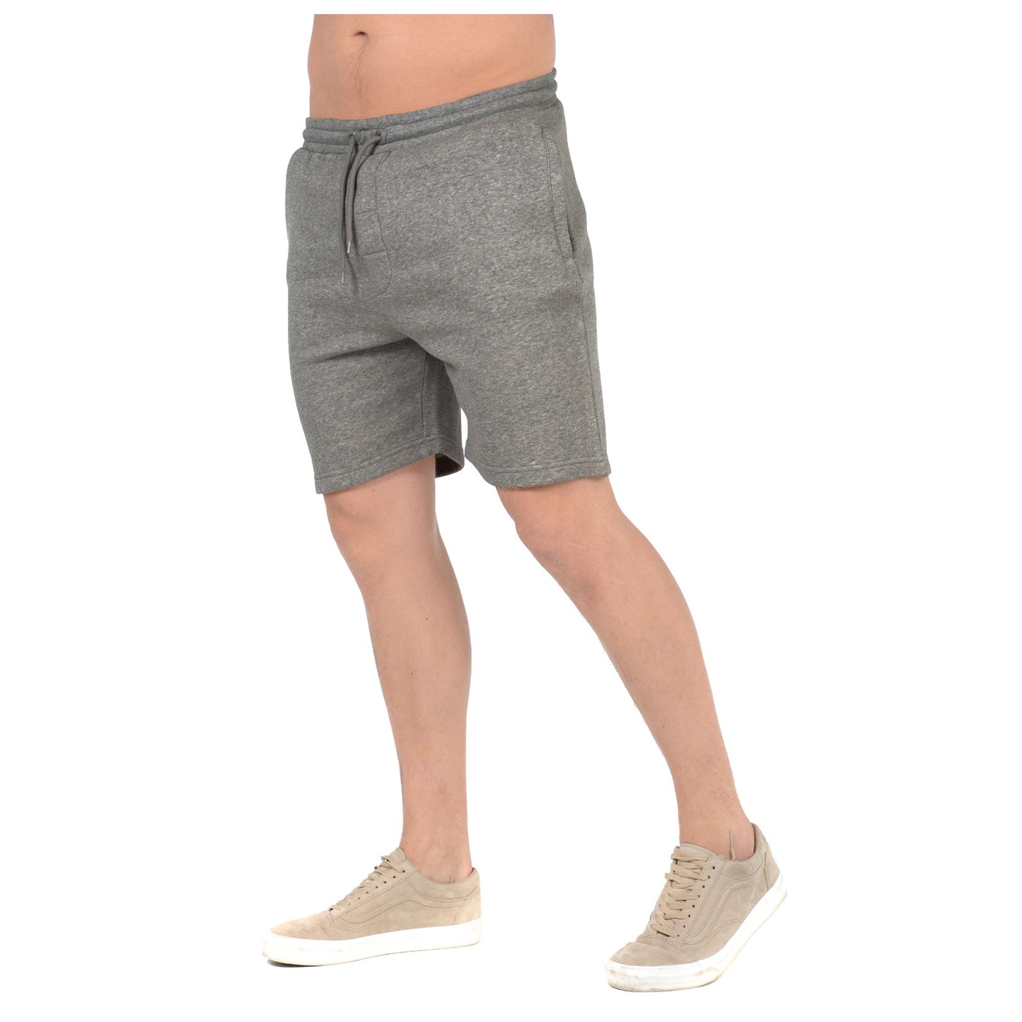PACK OF 2 MENS JOGGING SHORTS SWEAT JERSEY FLEECE JOGGERS SUMMER RUNNING BOTTOMS