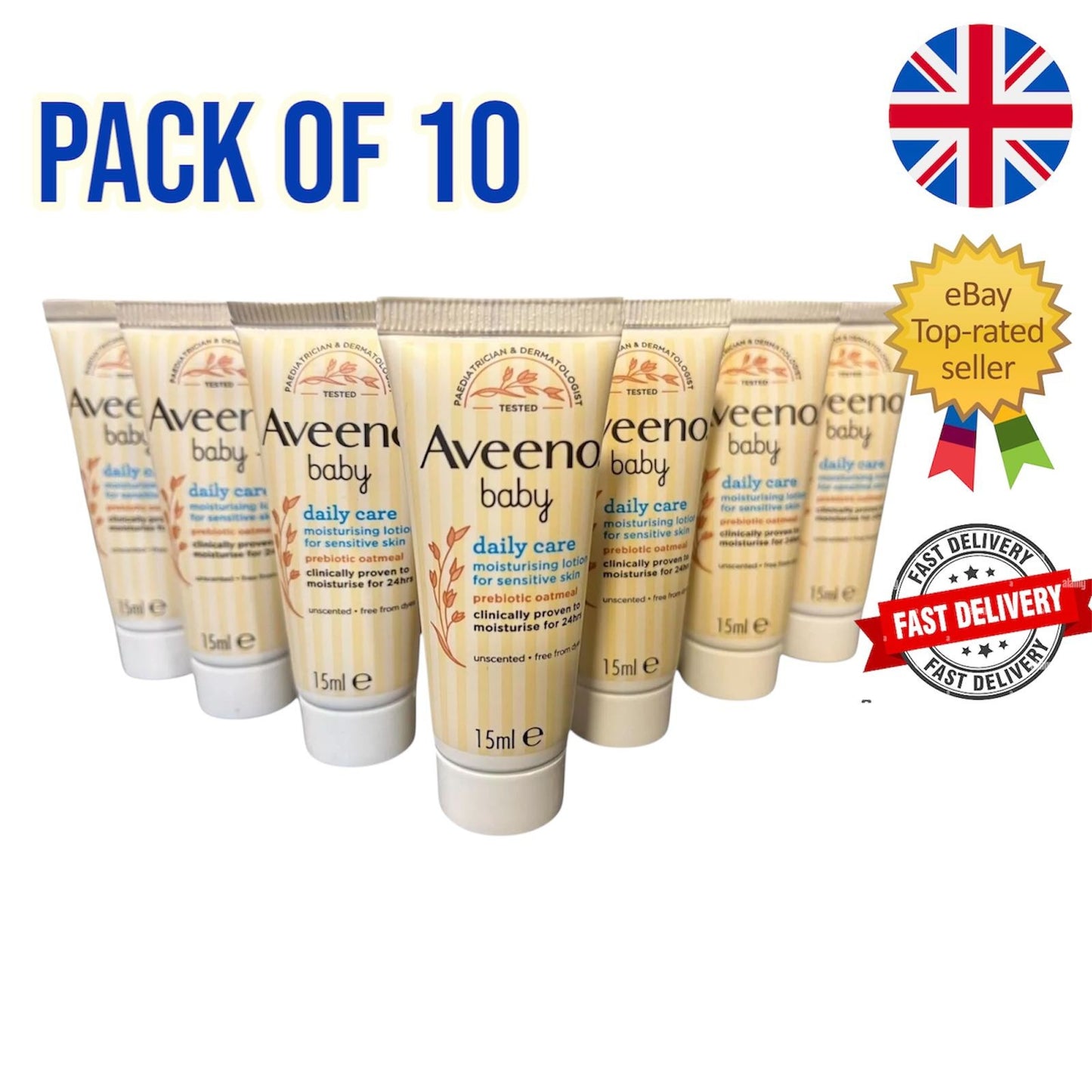 Aveeno Baby Daily Care Moisturising Lotion 15ml Multipack Travel Bulk Bundle