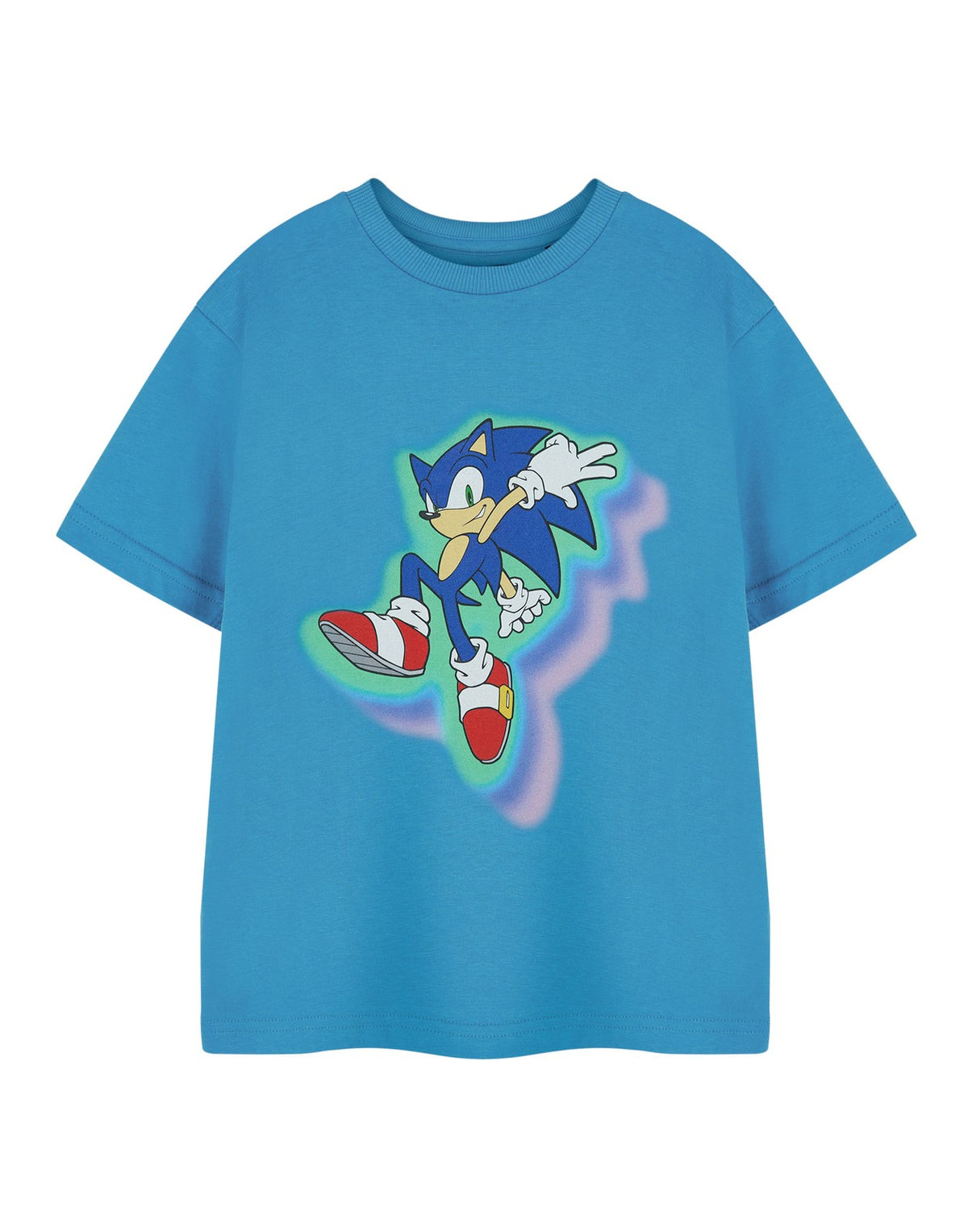 Sonic the Hedgehog Short Sleeved T-Shirt | Boys Blue | Official Merch