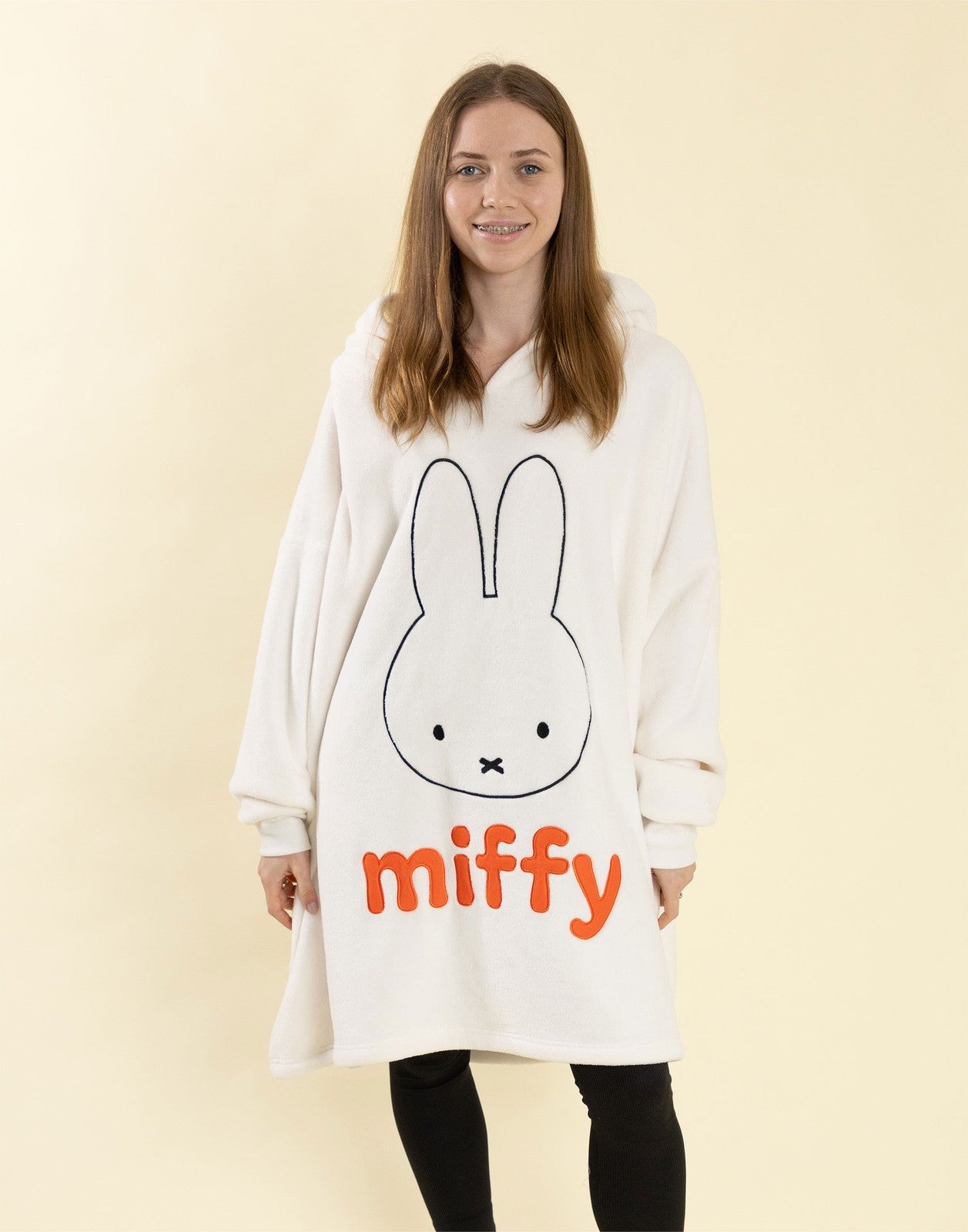 Miffy Blanket Hoodie | Womens White | Official Merch