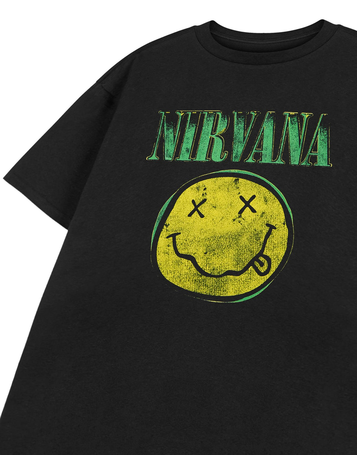 Nirvana Short Sleeved T-Shirt | Unisex Kids Black | Official Merch