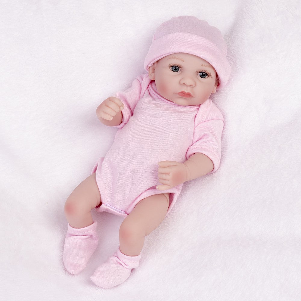 10" Reborn Dolls Waterproof Newborn Boy Girl Full Body Silicone Vinyl Twins Bath