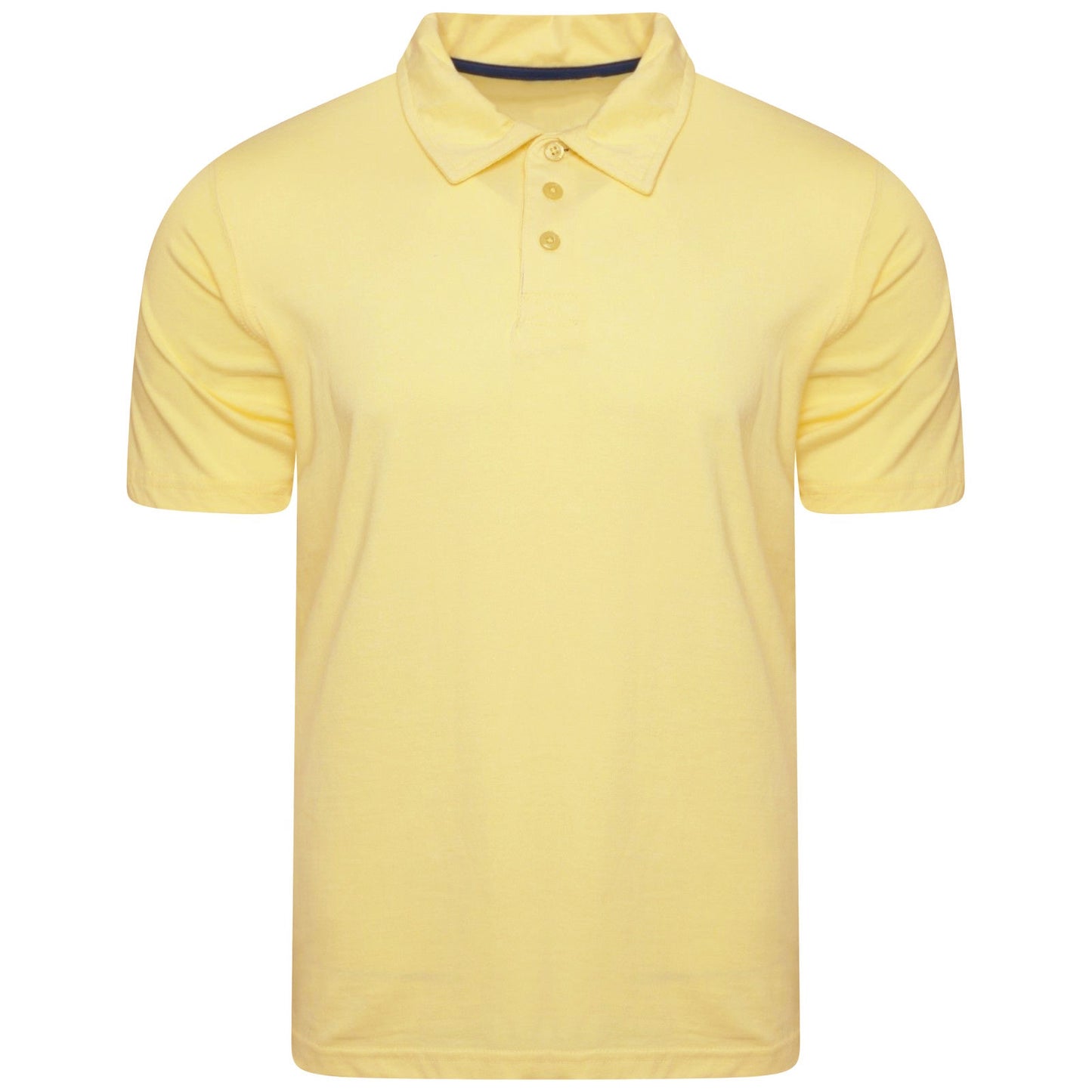 MENS COTTON POLO SHIRTS CLASSIC PLAIN SUMMER SHORT SLEEVE CASUAL TEE T SHIRT TOP