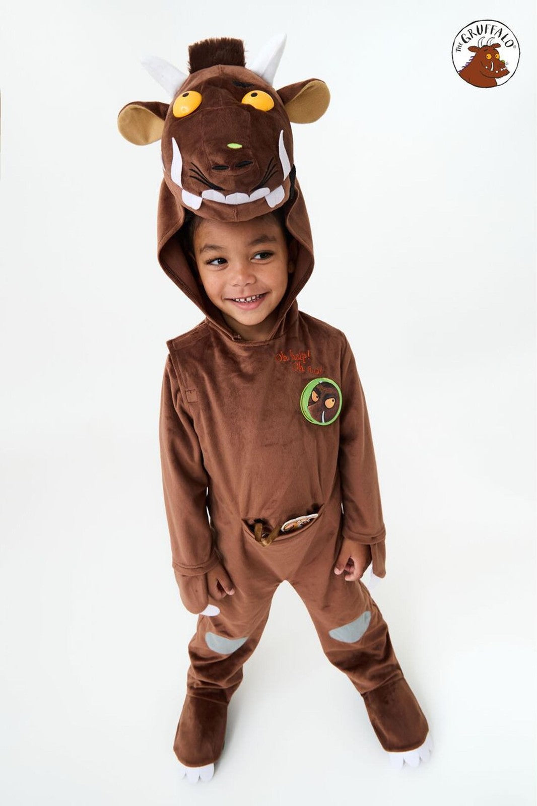 Gruffalo & Friends 1 Piece Costume | Unisex Kids Brown | Official Merch