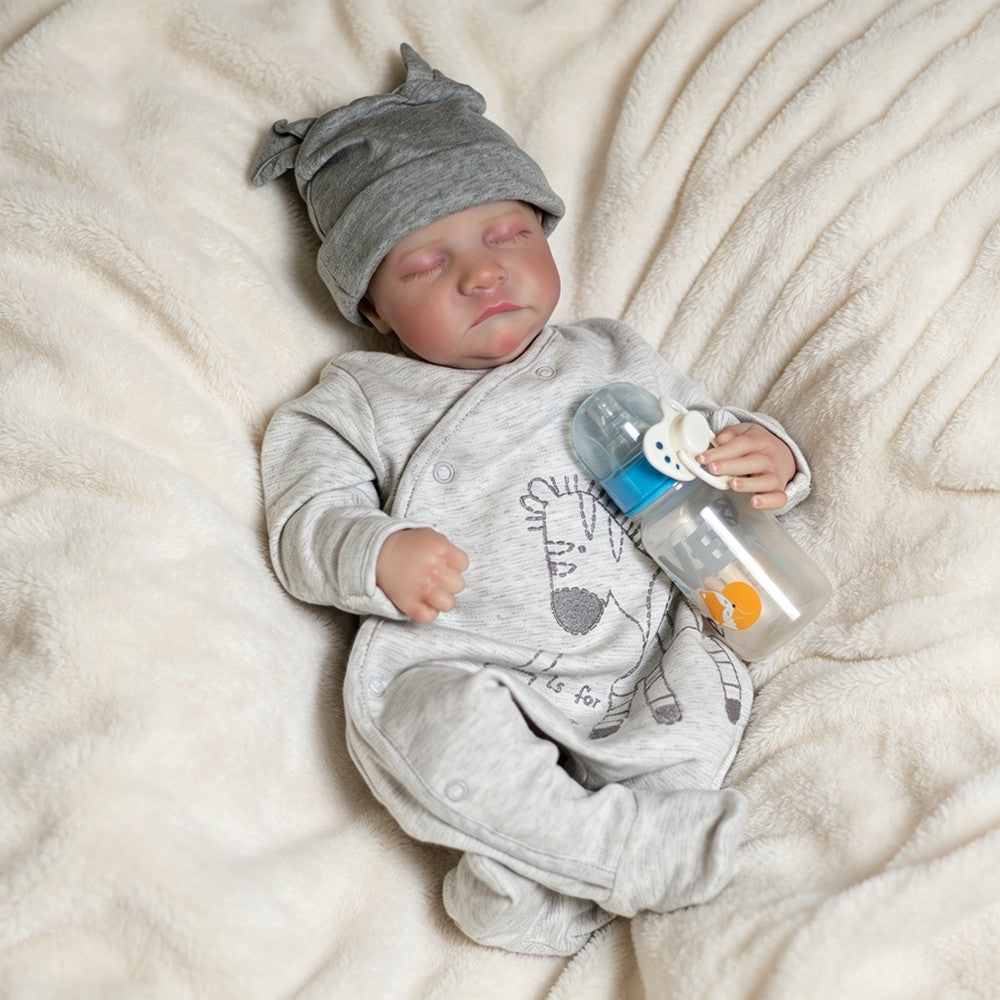 Realistic Reborn Dolls Soft Newborn Baby Boy Handmade Real Life Doll Babies Gift