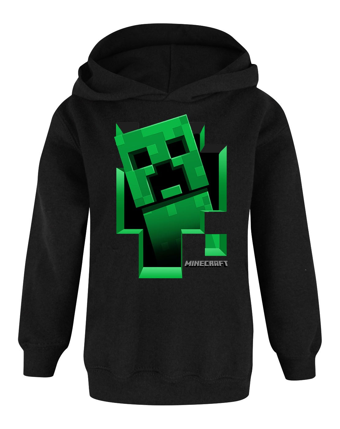 Minecraft Hoodie | Boys Black Gaming | Official Merch