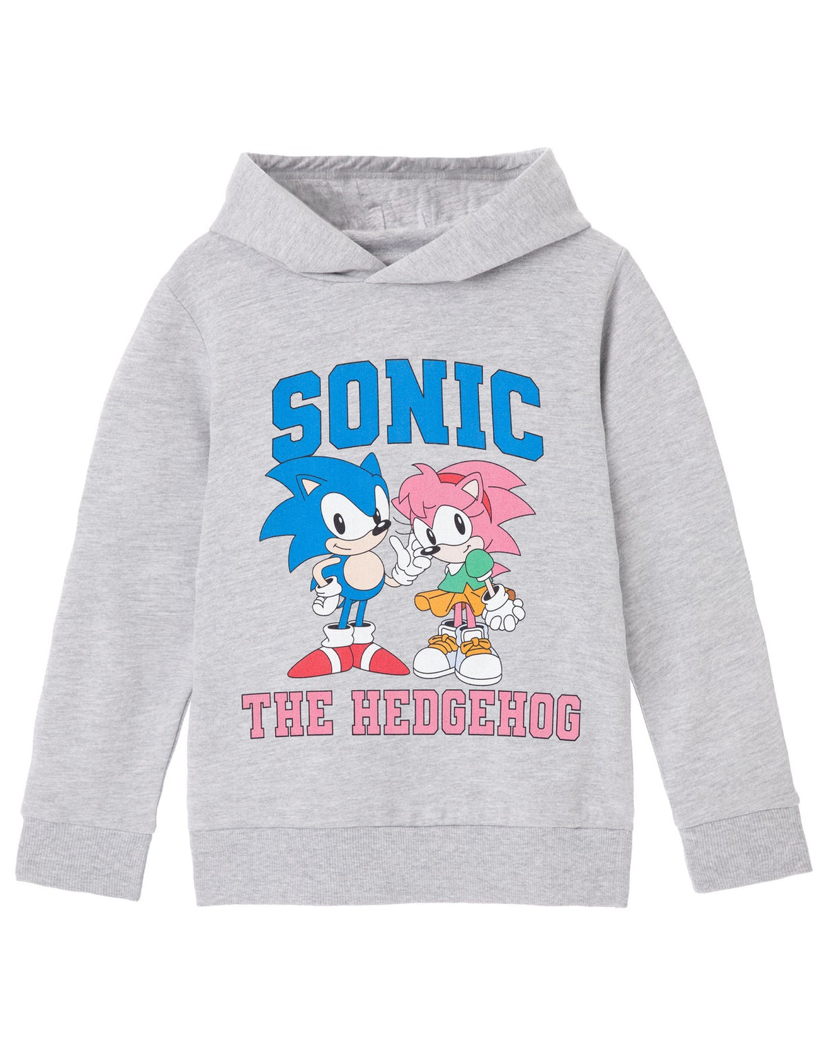 Sonic the Hedgehog Hoodie | Girls Grey Marl | Official Merch