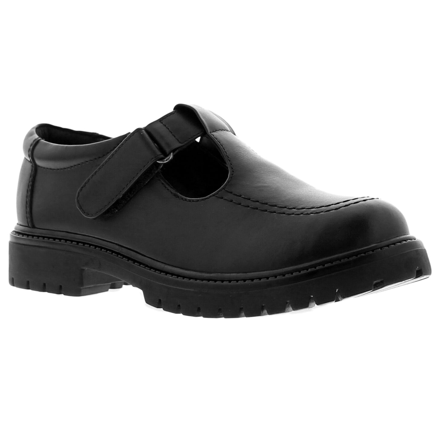 GIRLS BACK TO SCHOOL SHOES KIDS GENUINE LEATHER T BAR BALLERINA MARY JANE PUMPS