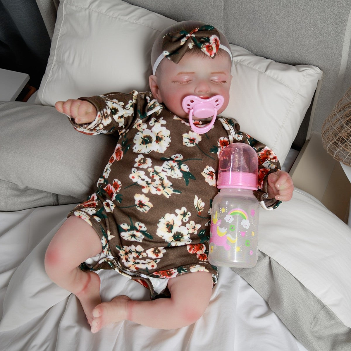 Reborn Baby Dolls Vinyl Silicone Realistic Handmade Newborn Girl Doll Xmas Gift