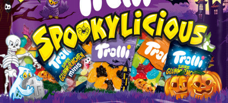 Trolli Spookylicious Fruit Jellies Gummies Halloween Spooky Mix Treats Pack 1kg