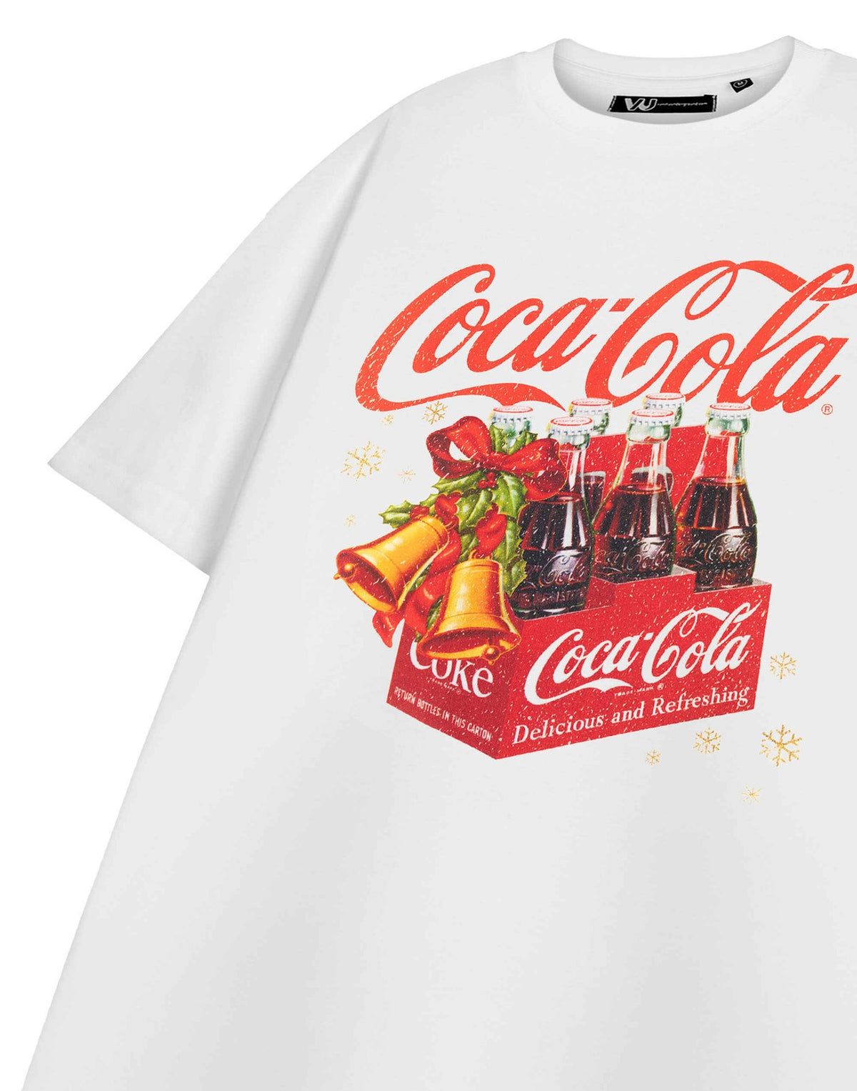 Coca Cola Short Sleeved T-Shirt | Unisex White | Official Merch