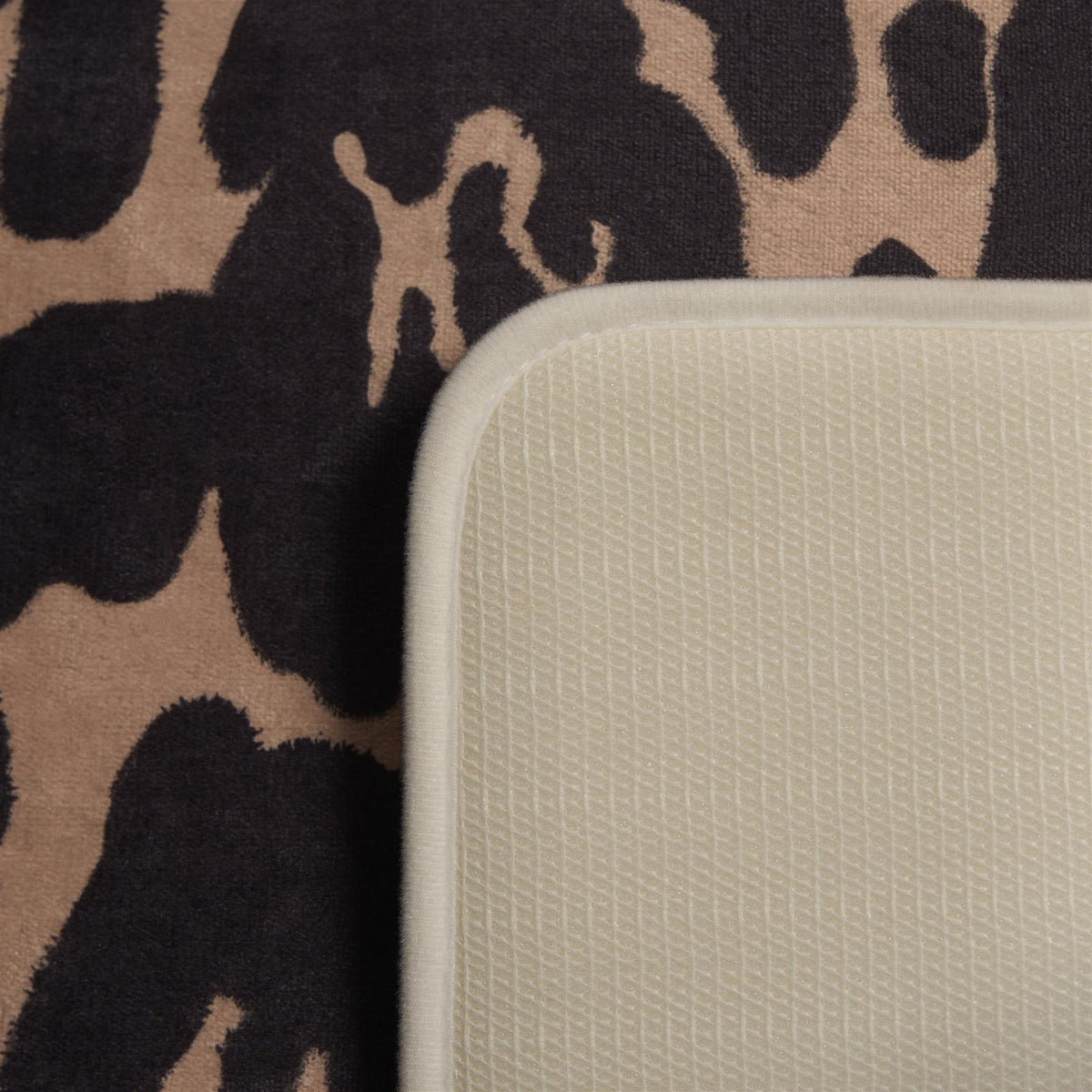 Leopard Bath Mat Cushioned Non Slip Shower Bathroom Mat Rug Soft Absorbent
