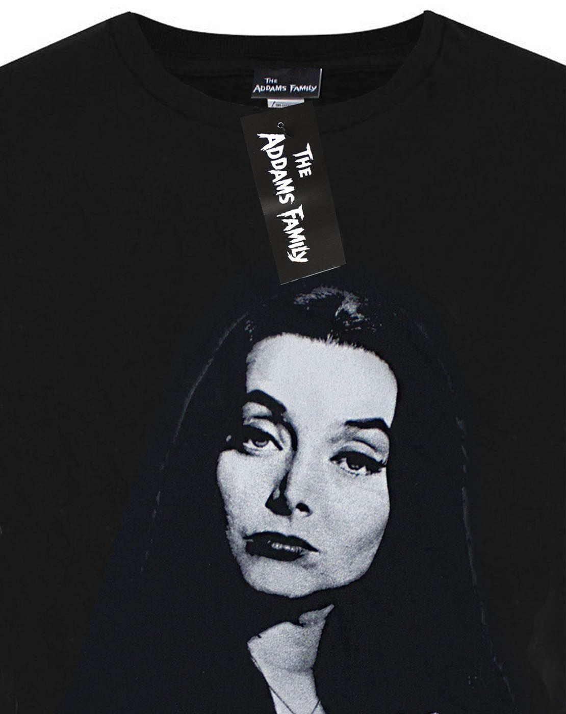 The Addams Family Short Sleeved T-Shirt | Womens Black | Official Merch