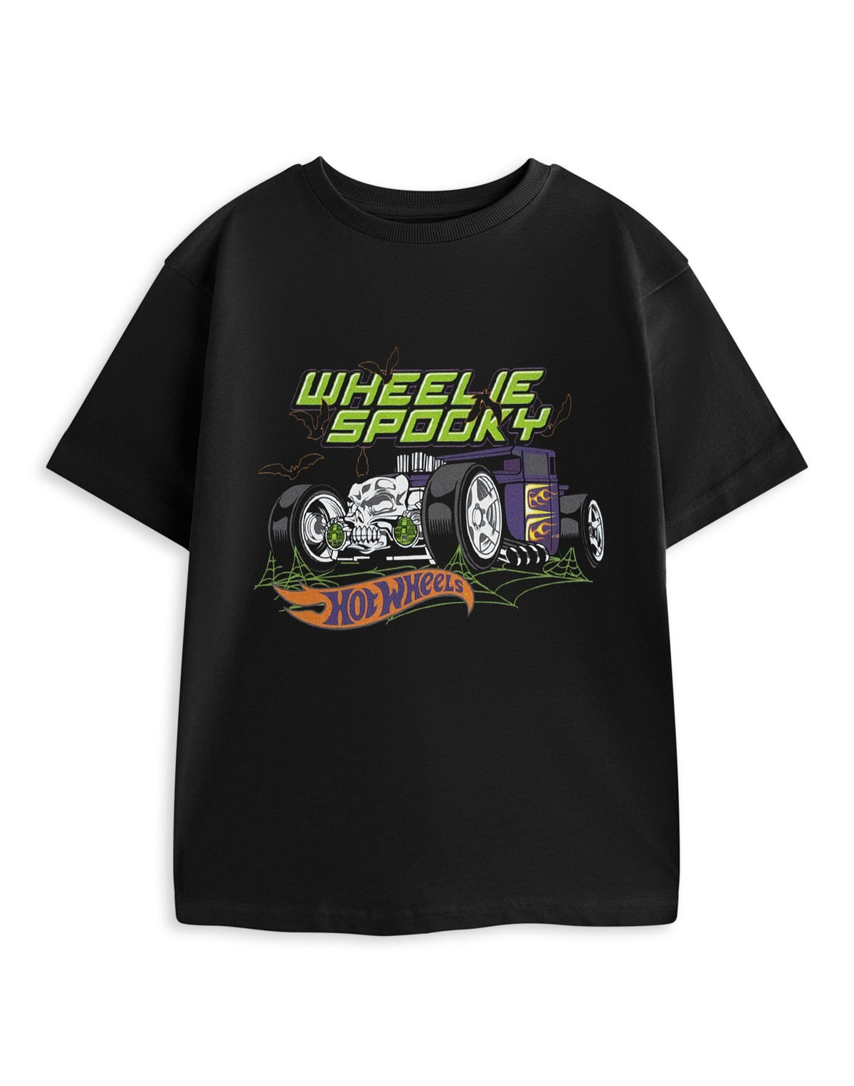 Hot Wheels Short Sleeved T-Shirt | Boys Black | Official Merch