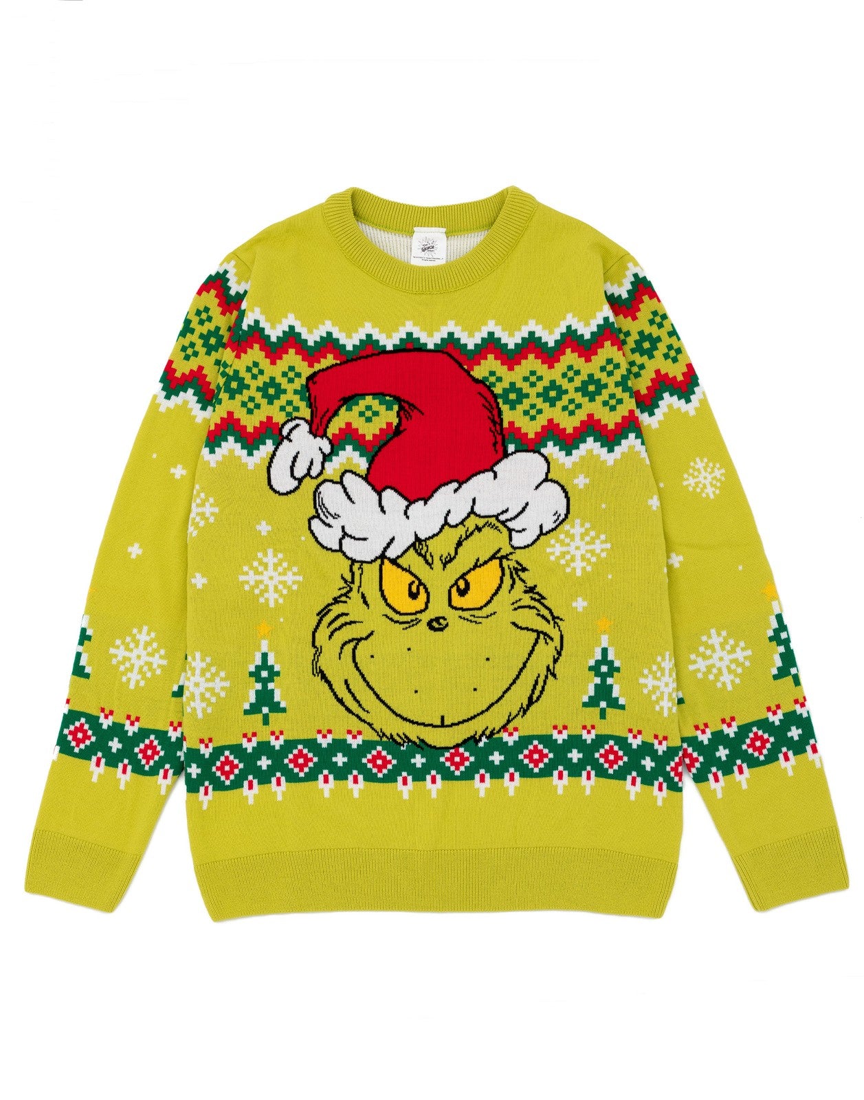 The Grinch Christmas Jumper | Unisex Green | Official Merch