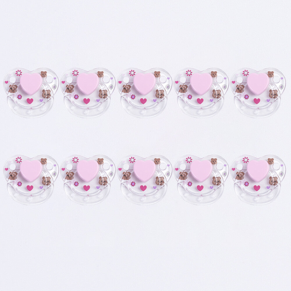 10PCS Magnetic Dummy Soother for Reborn Baby Dolls Accessories Kits DIY Supply