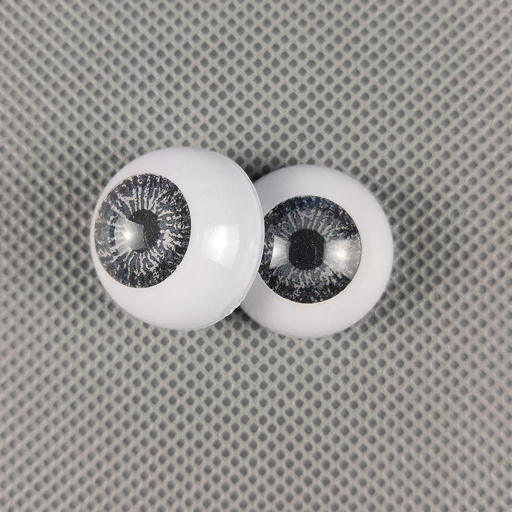 10 Pairs Half Round Acrylic Eyes Eyeballs for Reborn Baby Dolls Kit DIY Repair