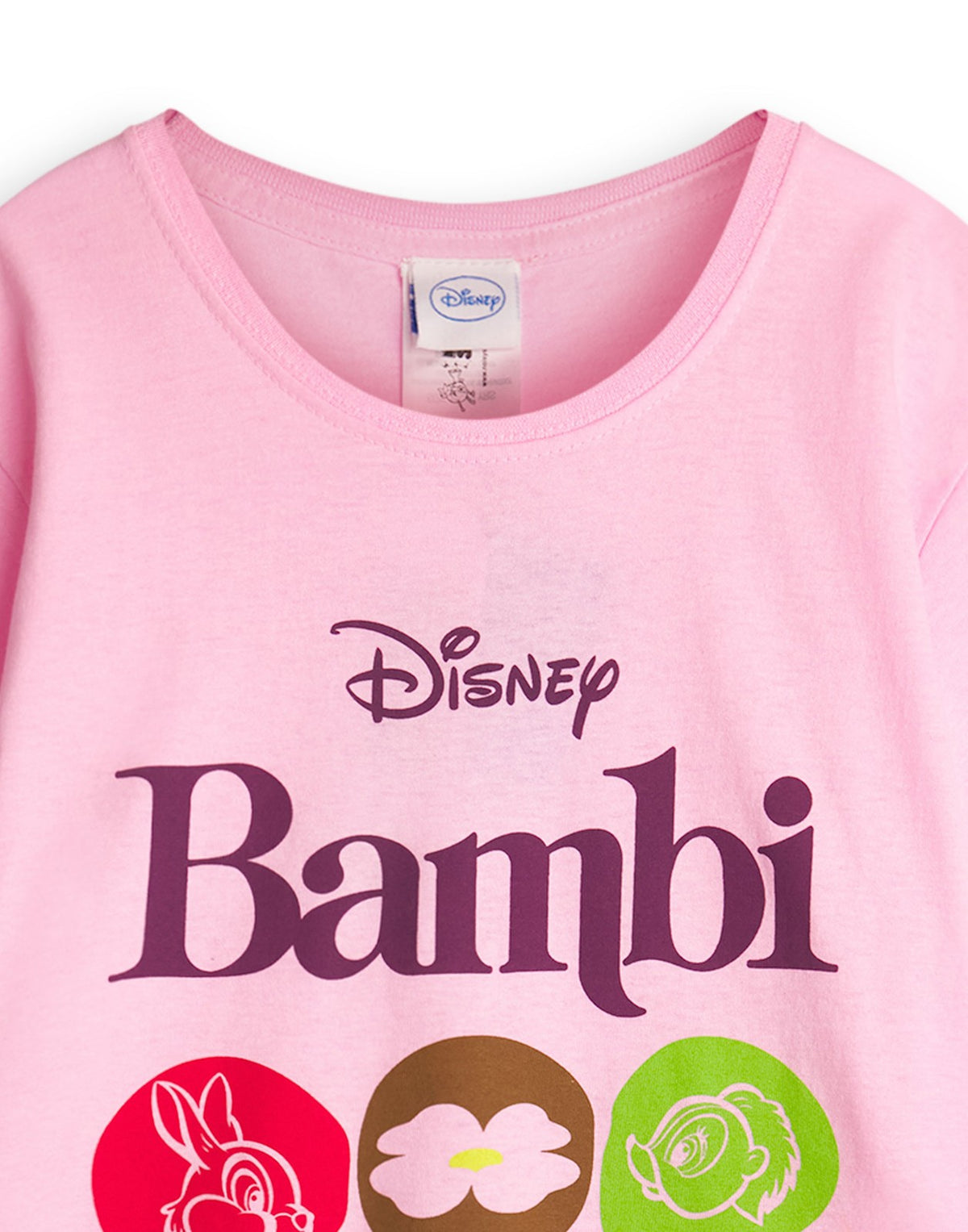 Disney Short Sleeved T-Shirt | Girls Pink | Official Merch