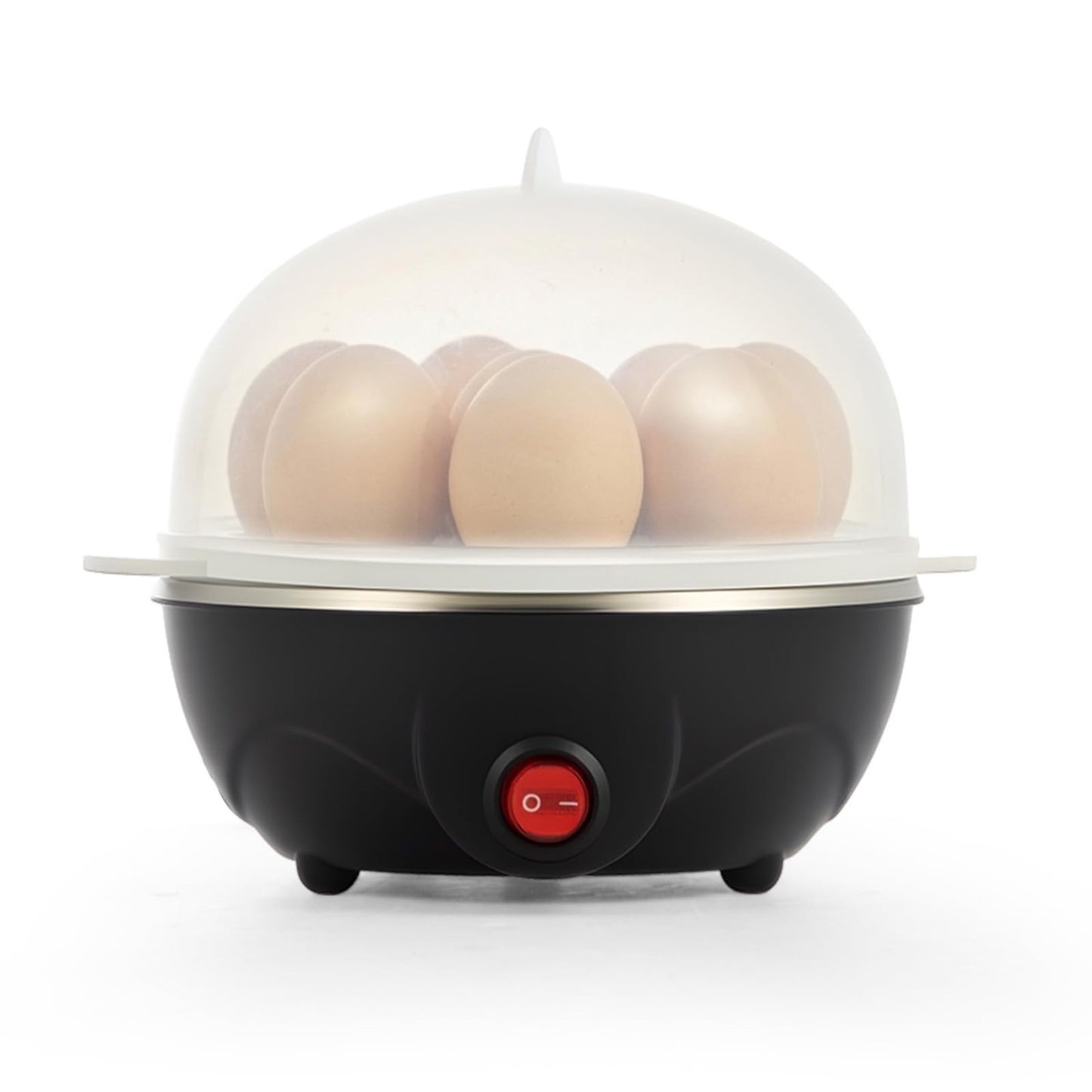 3-in-1 Electric Egg Cooker 7-Egg Capacity Omelette Maker & Steamer Breakfast